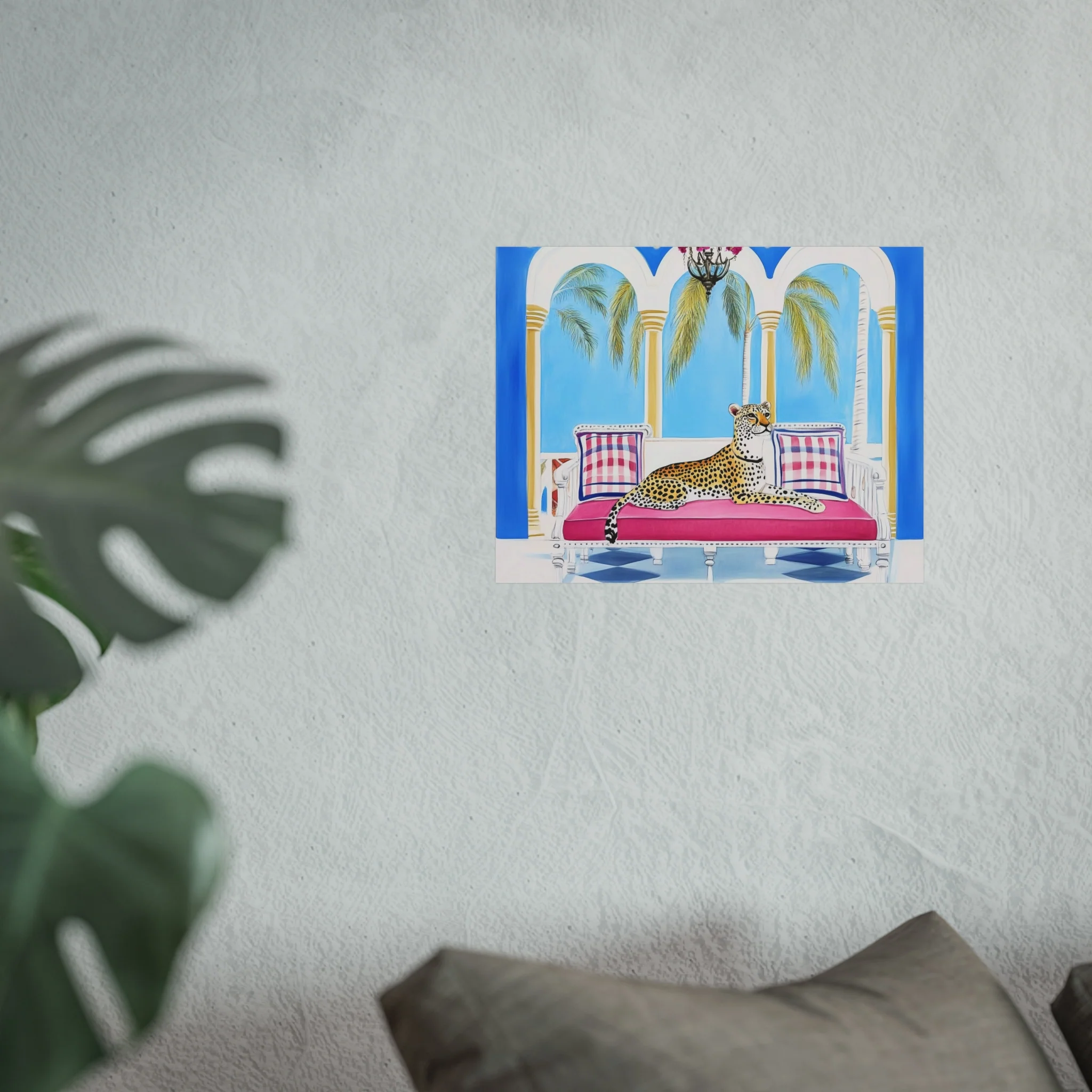 Leopard Lounge in Paradise Fine Art Poster - Image 31