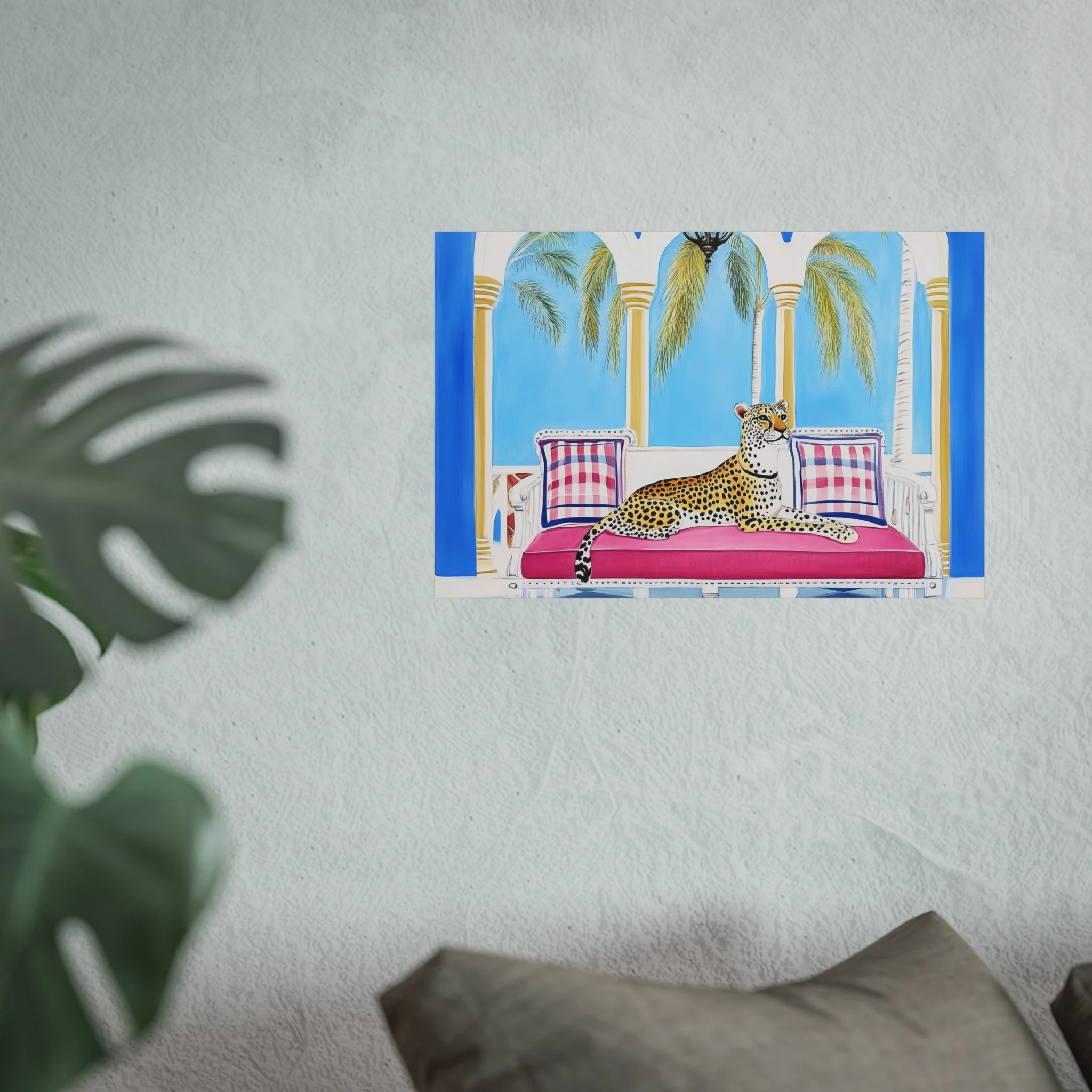 Leopard Lounge in Paradise Fine Art Poster - Image 35