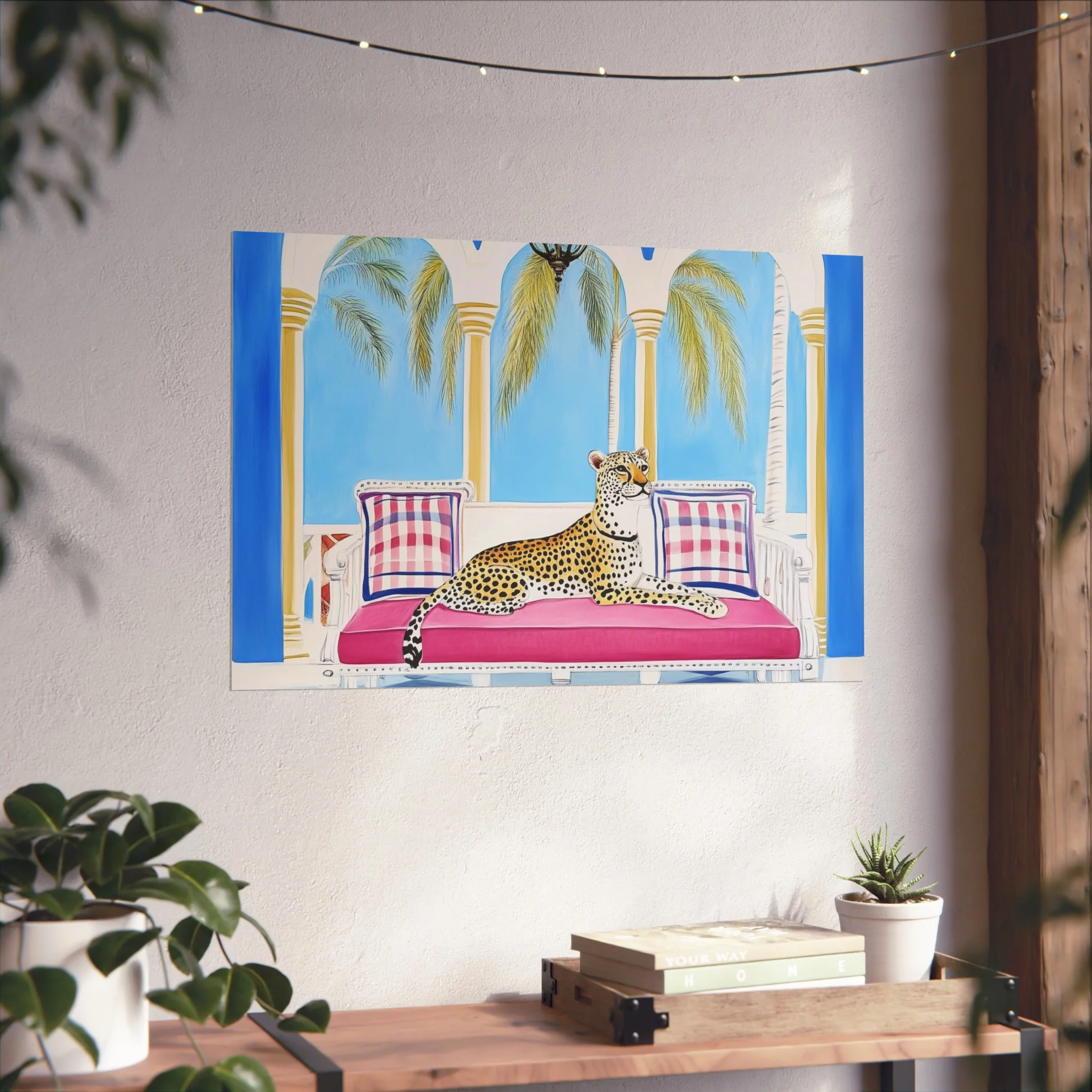 Leopard Lounge in Paradise Fine Art Poster - Image 40