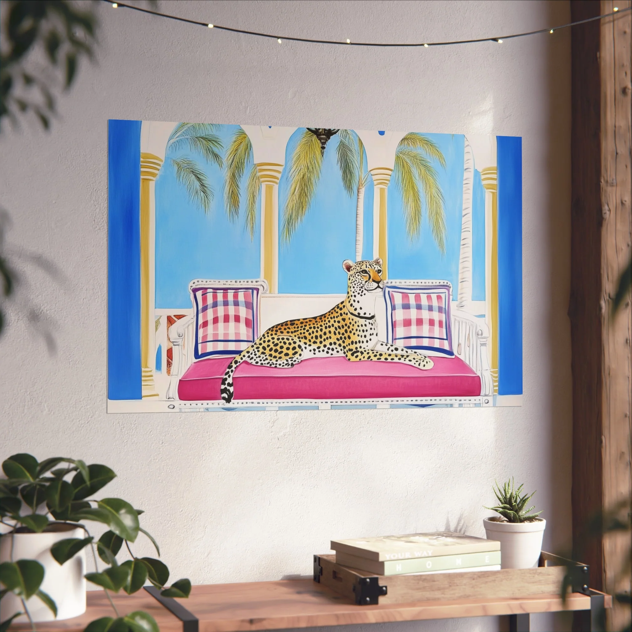 Leopard Lounge in Paradise Fine Art Poster - Image 42
