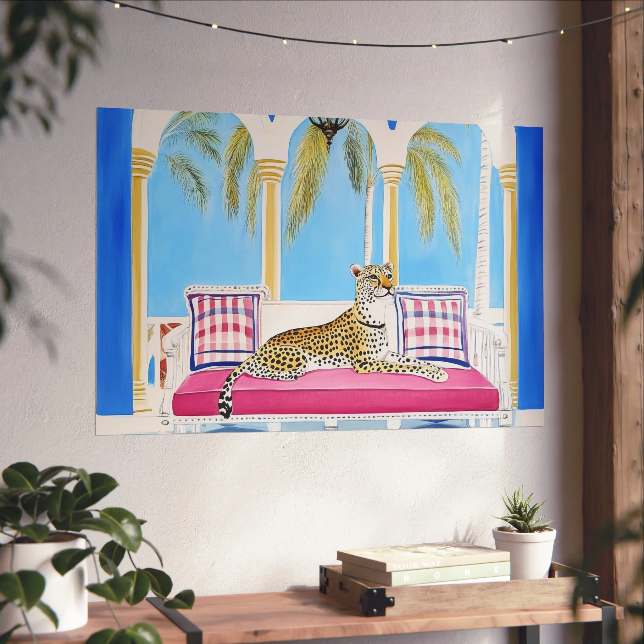 Leopard Lounge in Paradise Fine Art Poster - Image 44