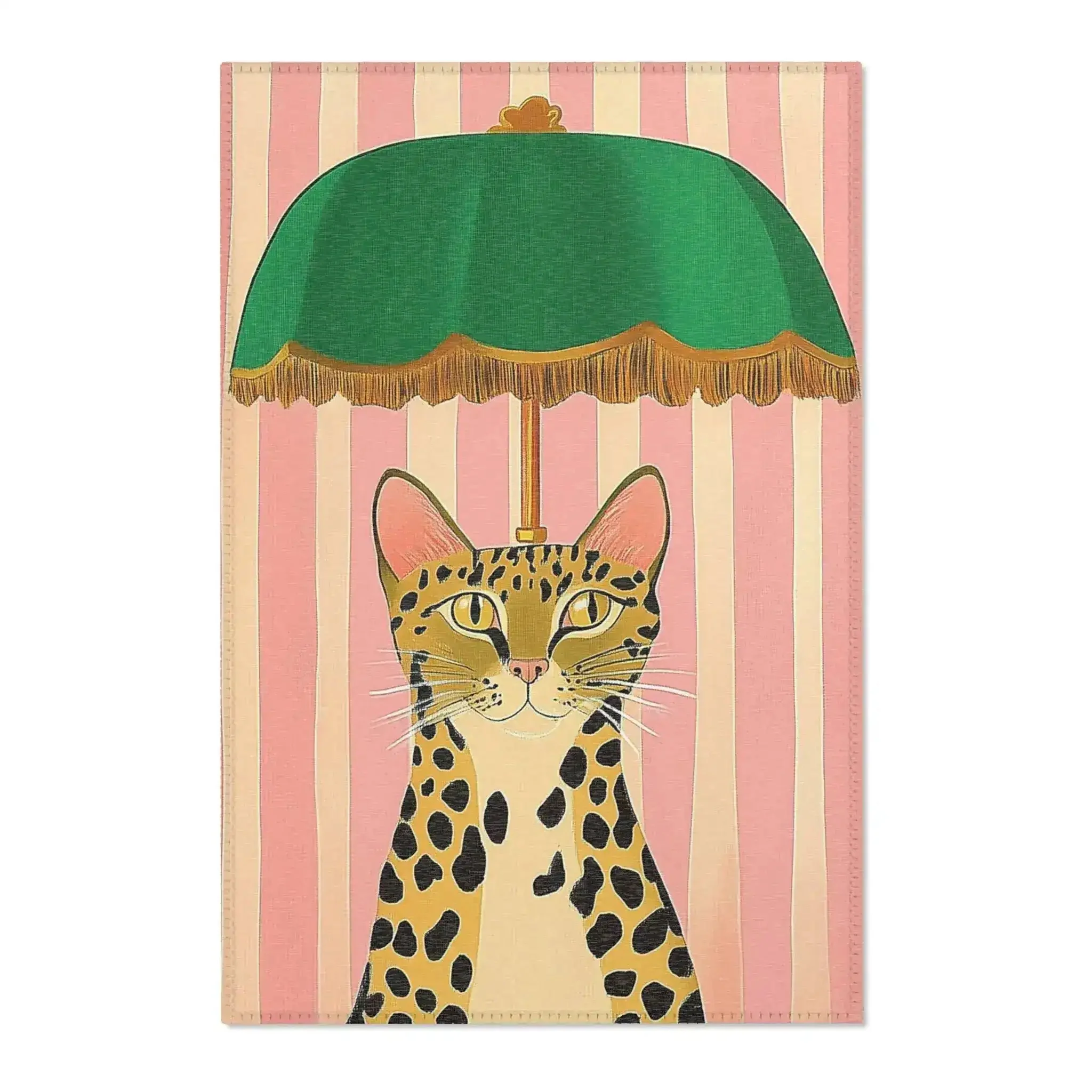 Leopard Luxe Accent Rug - Image 3