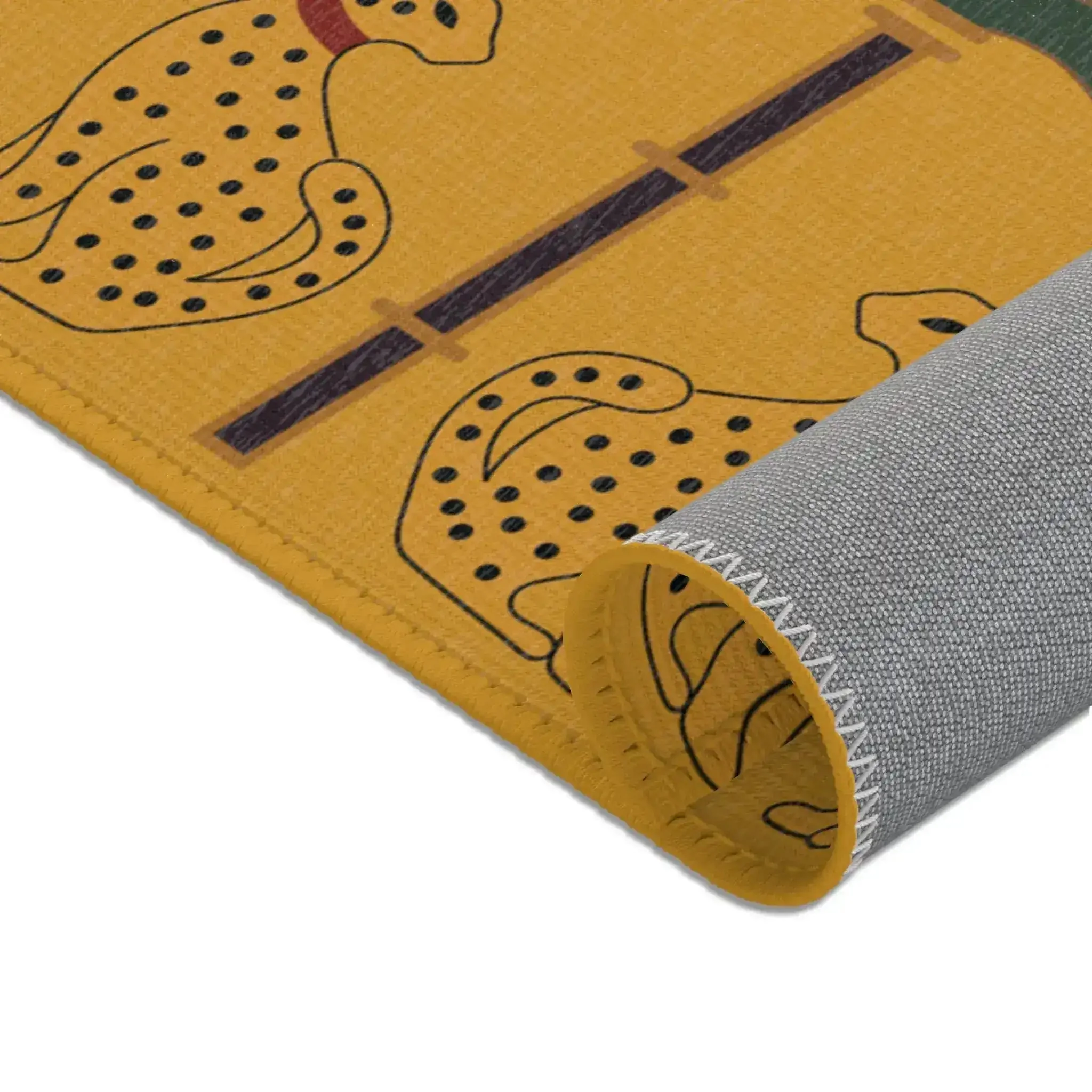 Leopards and Palms Border Accent rug - Image 4