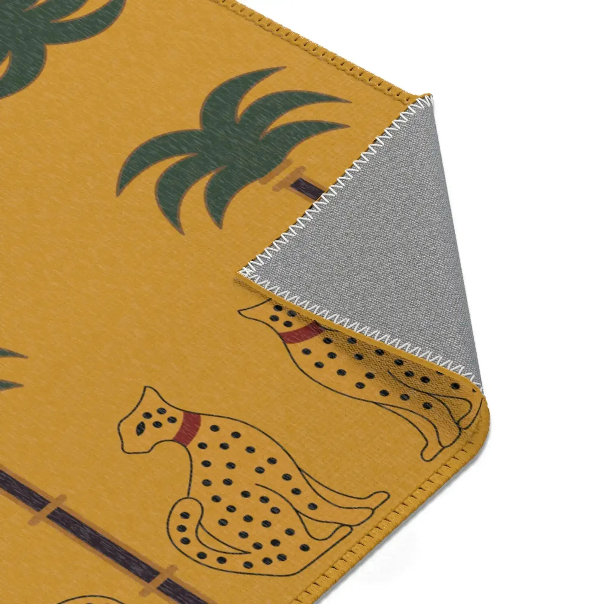 Leopards and Palms Border Accent rug - Image 5