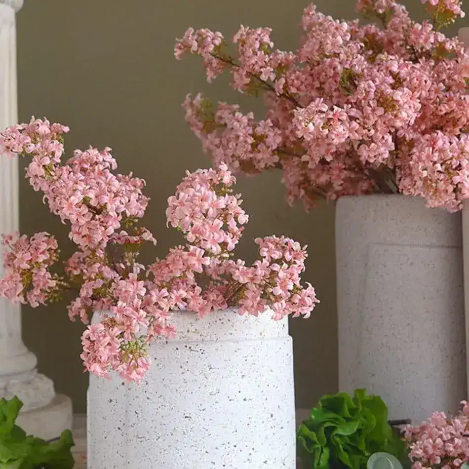 Lilac Artificial Flower Branch - Image 9