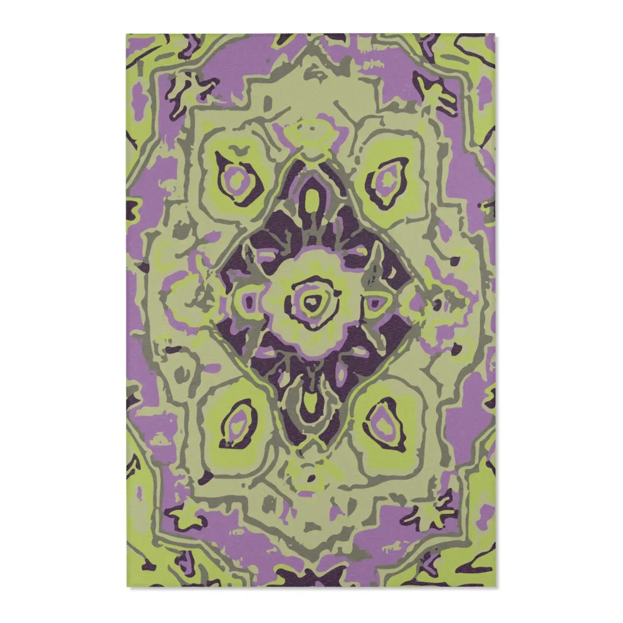 Lime Orchid Mirage Accent Rug - Image 3