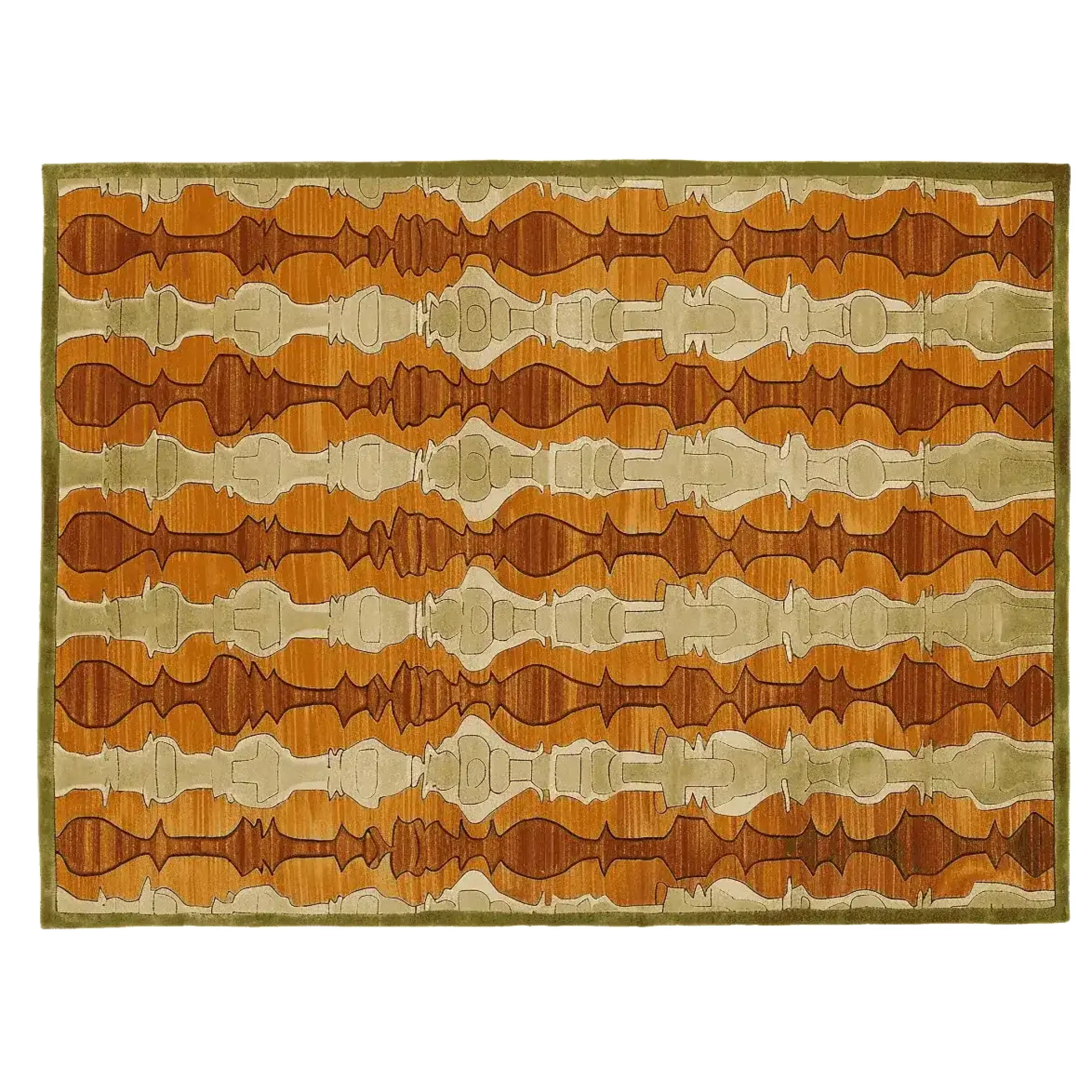 Linear Dramatic Stripe Hand Tufted Rug - Image 3