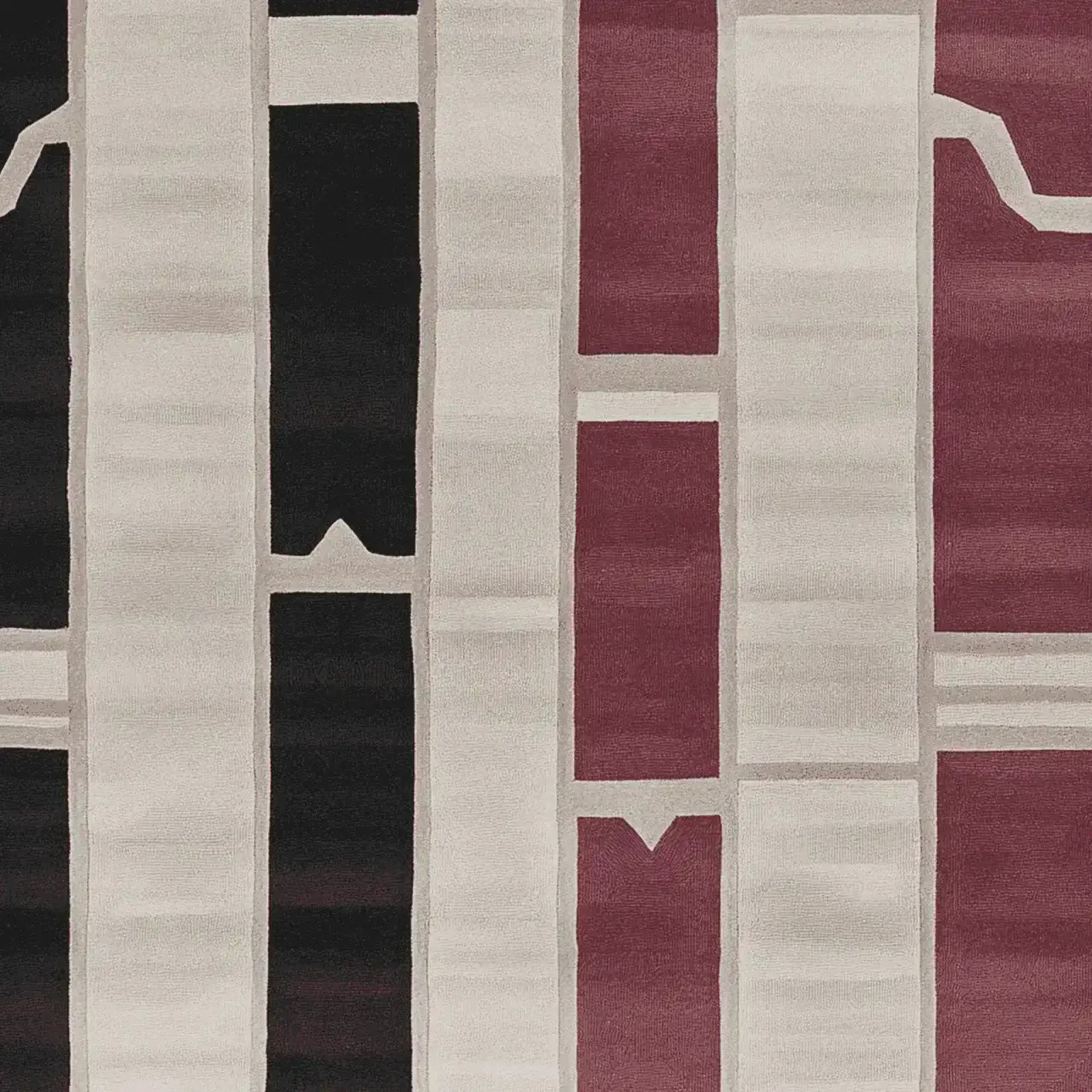 Linear Mood Frame Hand Tufted Rug - Image 5