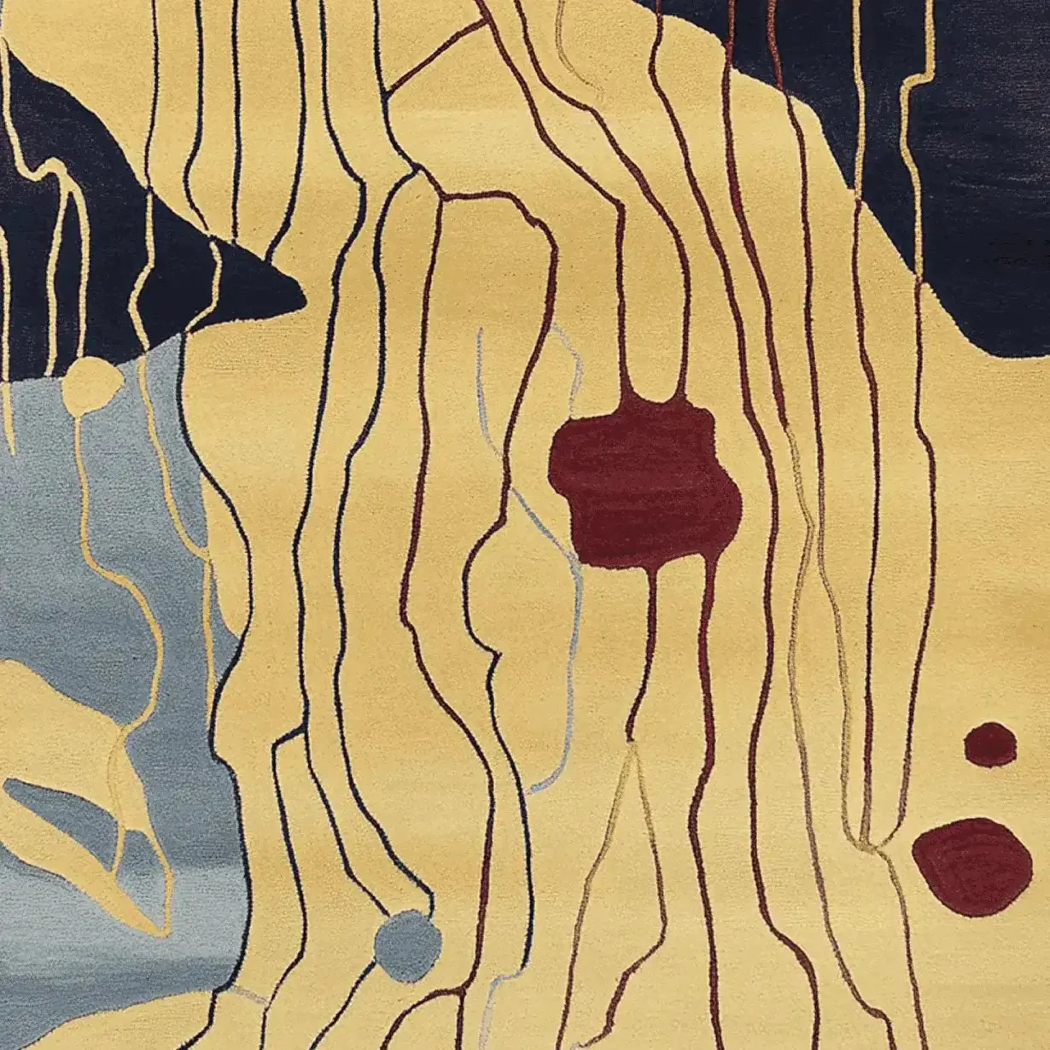 Linear Pulse Hand Tufted Rug - Image 5