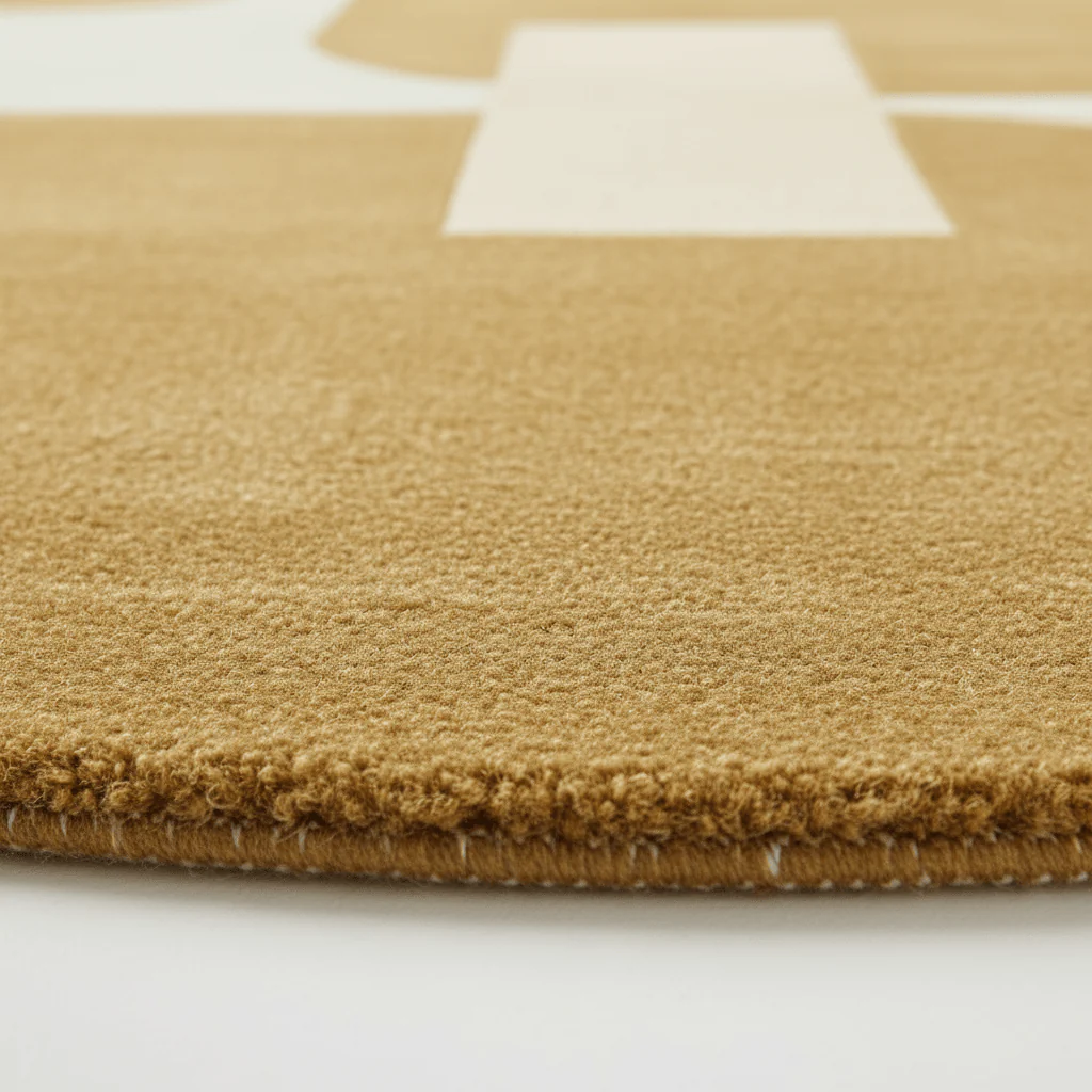 Lock Me Everyday Hand Tufted Round Rug - Image 4