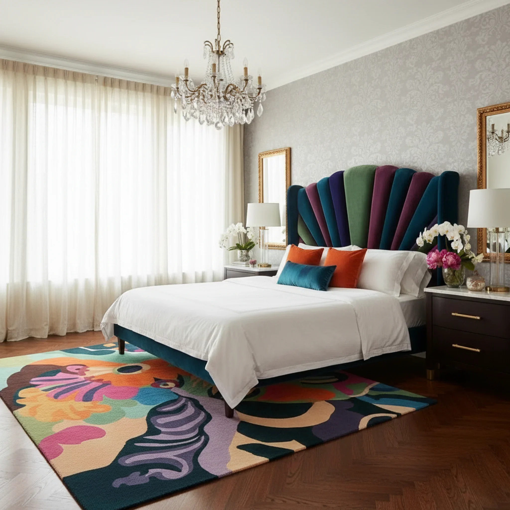 Lucid Abstract Dream Hand Tufted Rug - Image 3