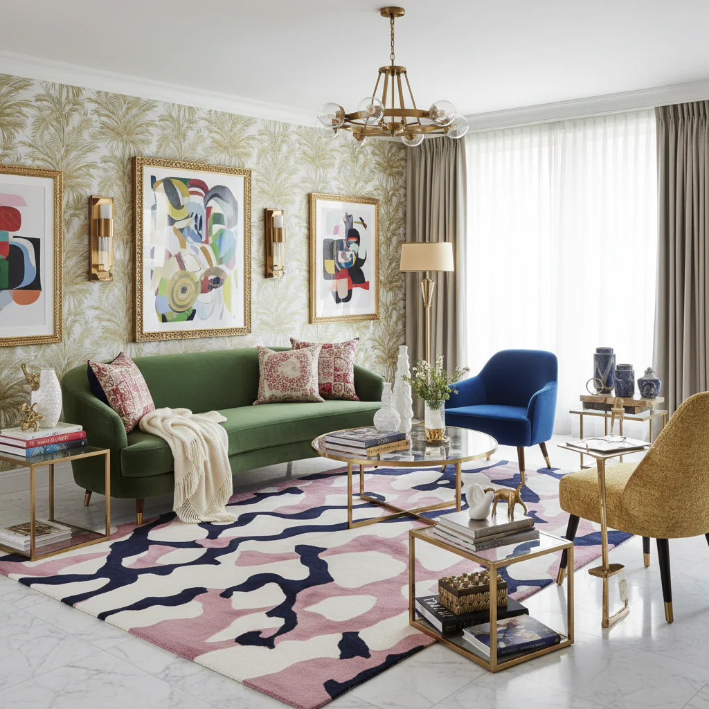 Lush Fragment Field Hand Tufted Rug - Image 2