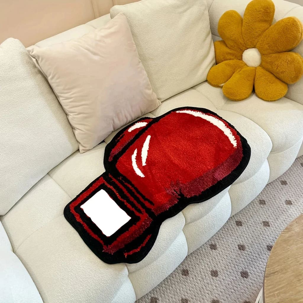 Luxe Boxing Gloves Shaped Bath Mat – Bold Statement Accent by Maia Homes - Image 5