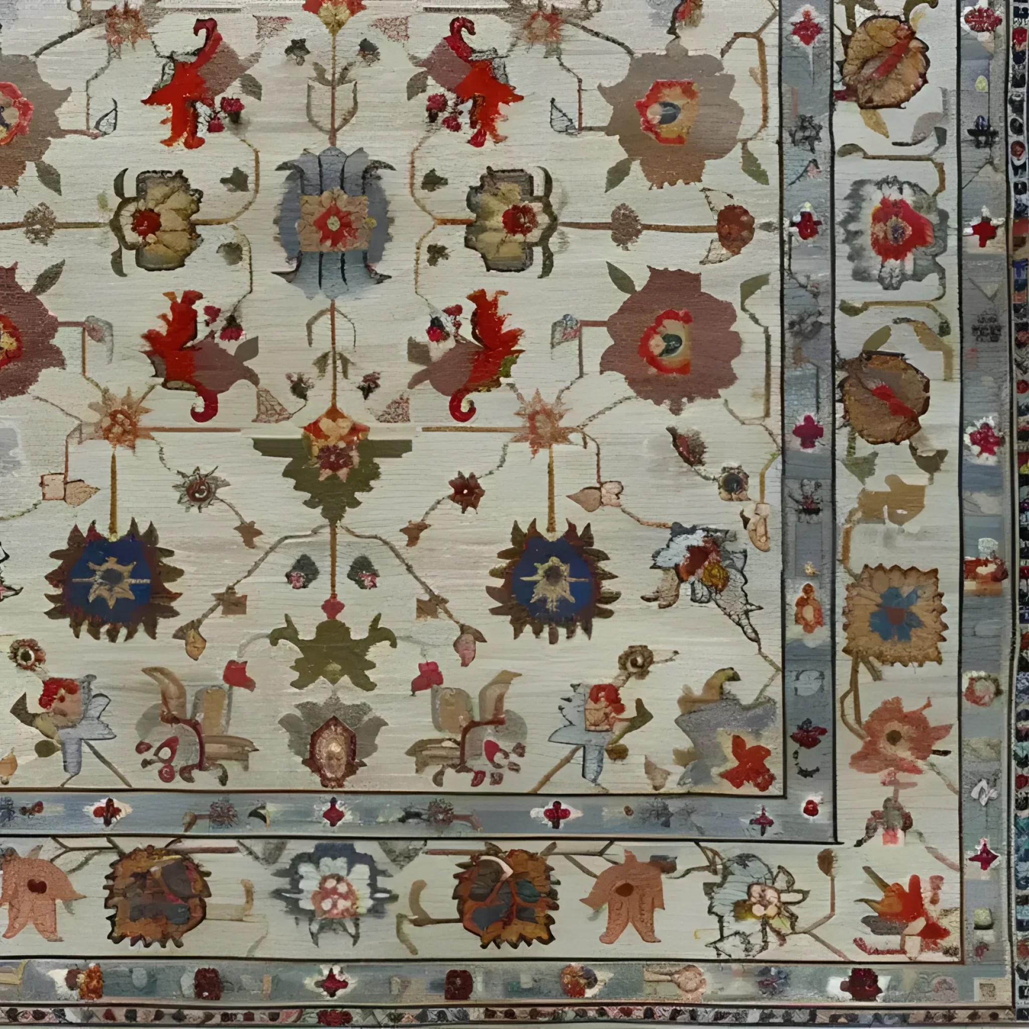 Luxurious Petal Weave Hand Knotted Area Rug - Image 5