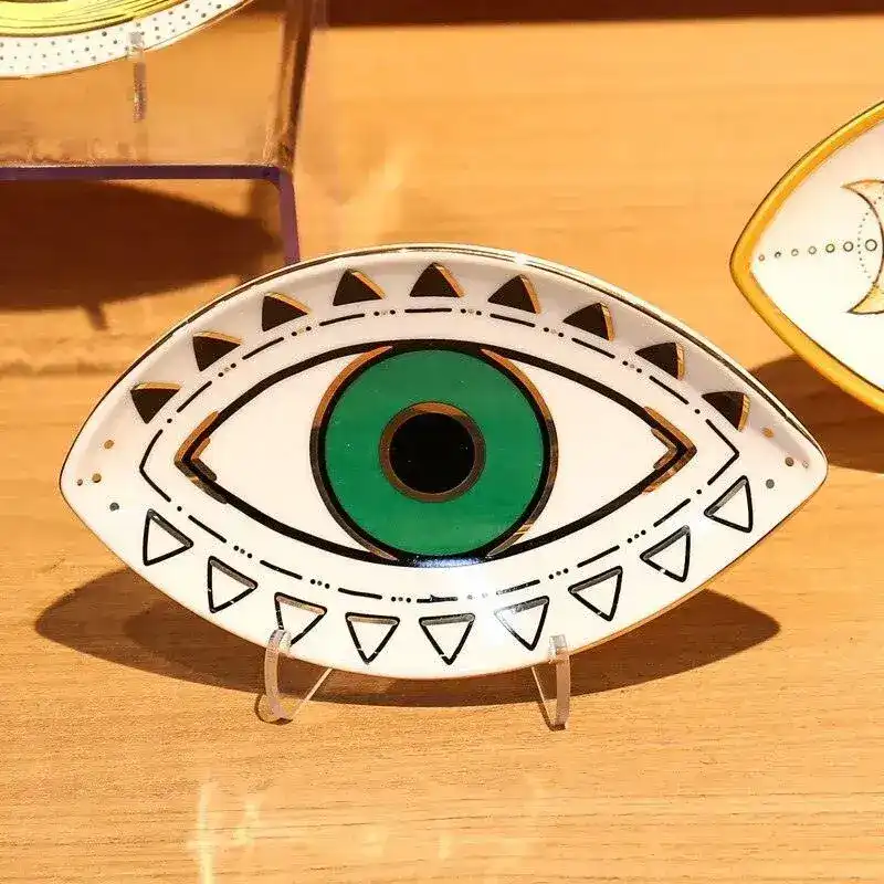 Magic Blue Evil Eye Porcelain Jewelry Tray - Image 7