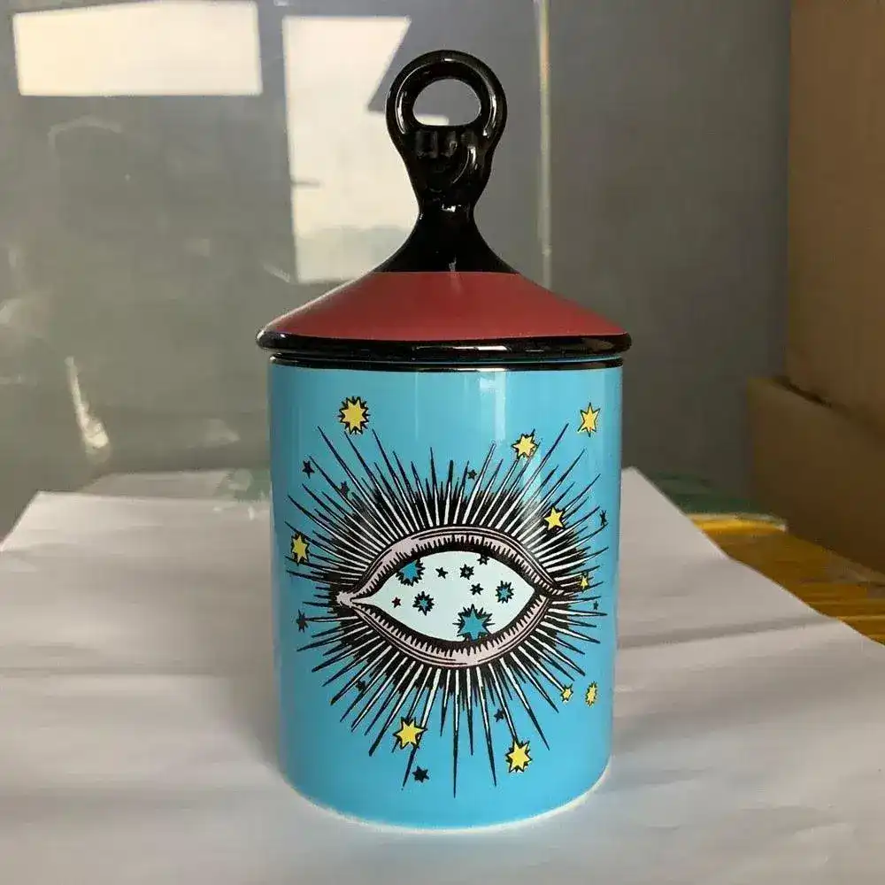 Magic Eye Aromatherapy Candle Jar with Lid - Image 3