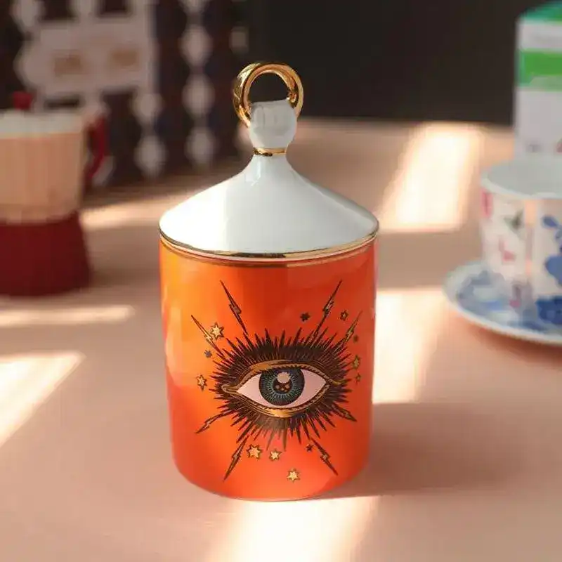 Magic Eye Aromatherapy Candle Jar with Lid - Image 9