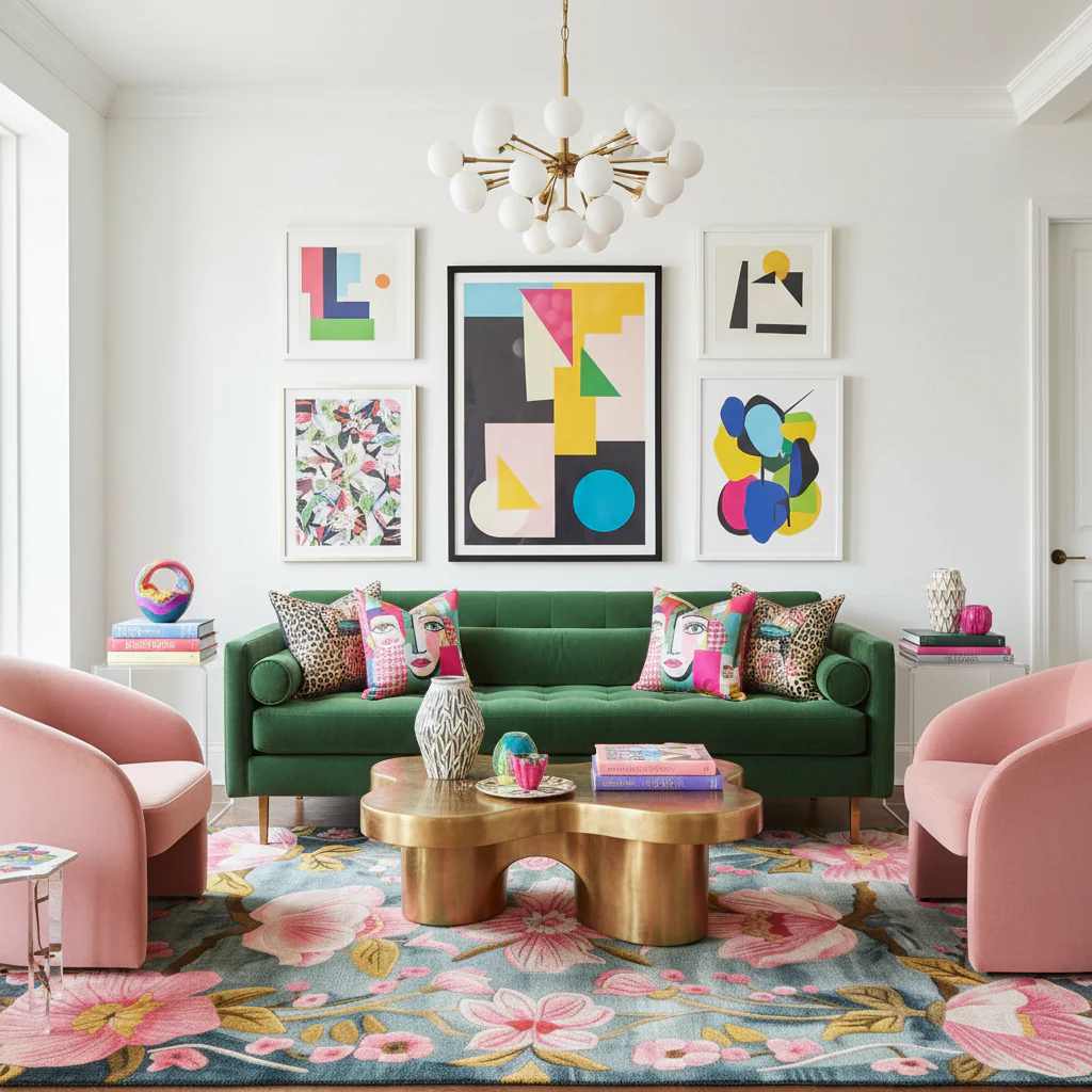 Magnolia Blossom Hand Tufted Rug - Image 2