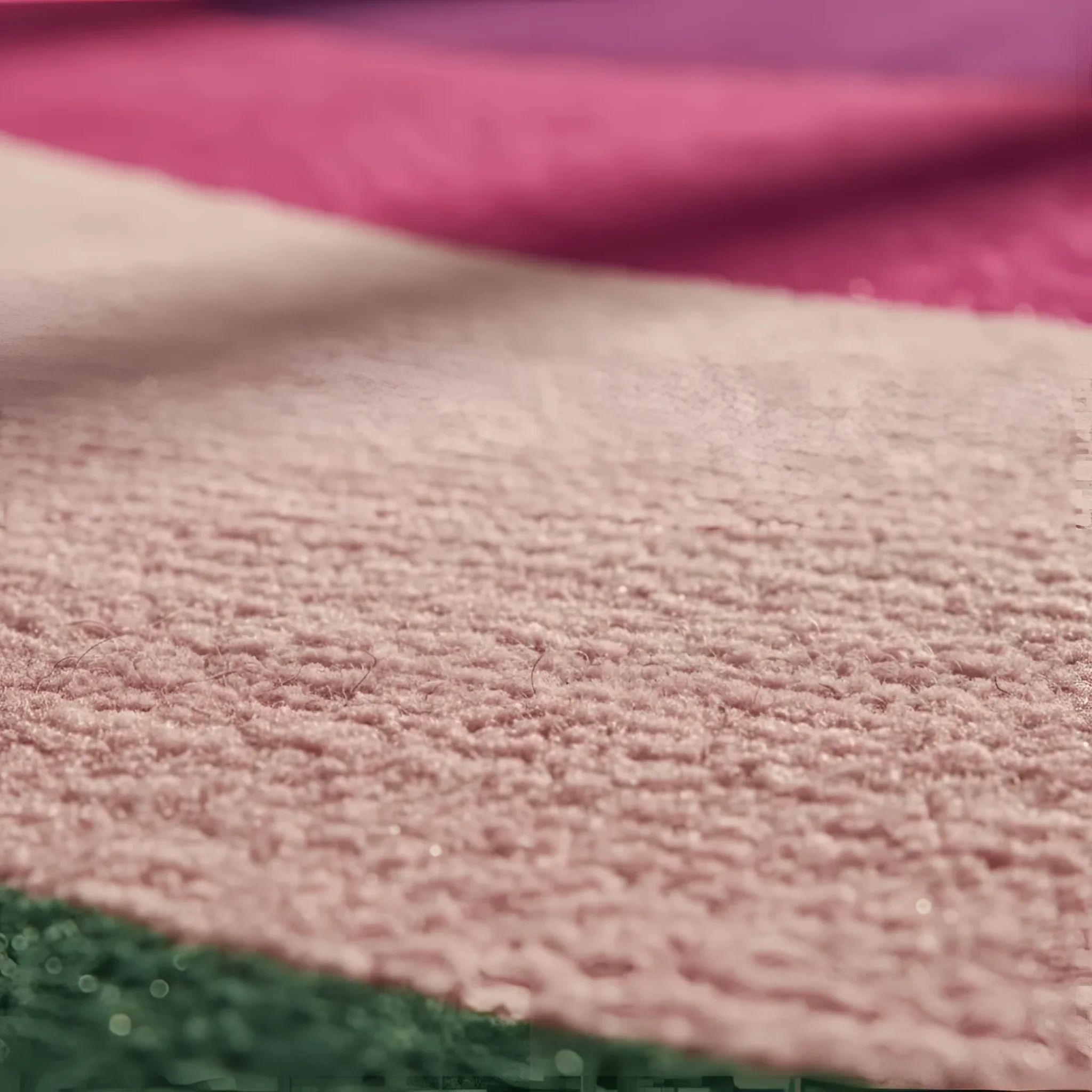 Maia Golden Pink Round Hand Tufted Wool Rug - Image 6