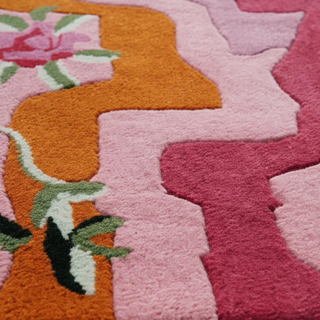 Meadow in Motion Hand Tufted Rug - Image 4