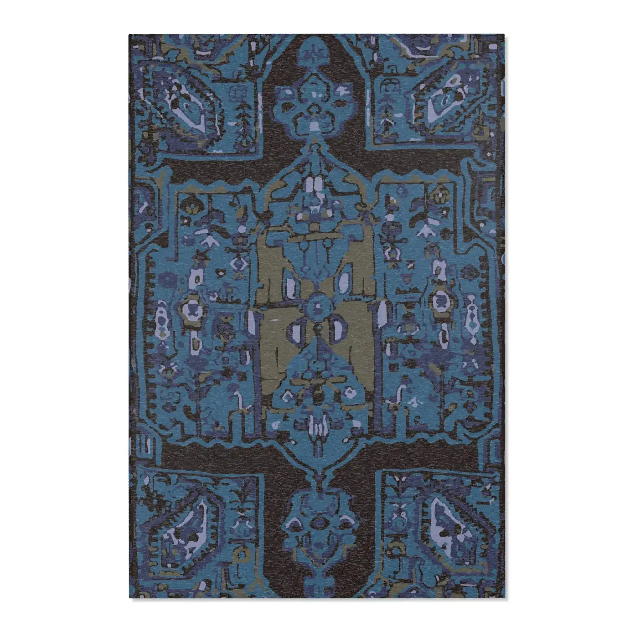 Midnight Sapphire Bazaar Accent Rug - Image 3