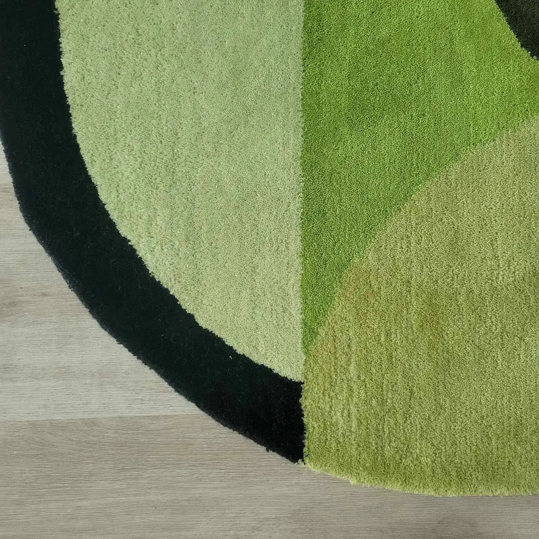 Mini Maia Geometric Round Hand Tufted Wool Rug - Image 6
