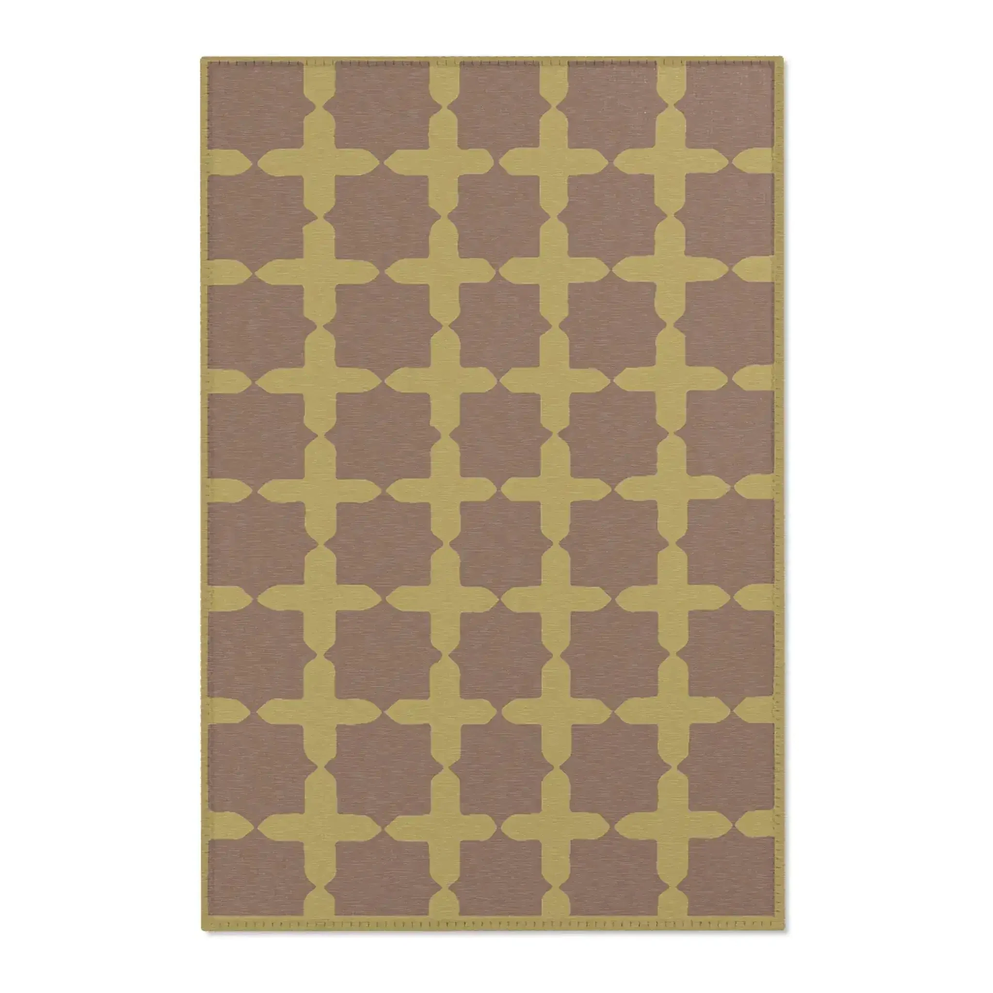 Modern Geometric Cross Accent Rug - Image 2