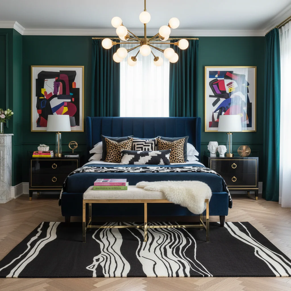 Modern Heat Stroke Hand Tufted Rug - Image 2