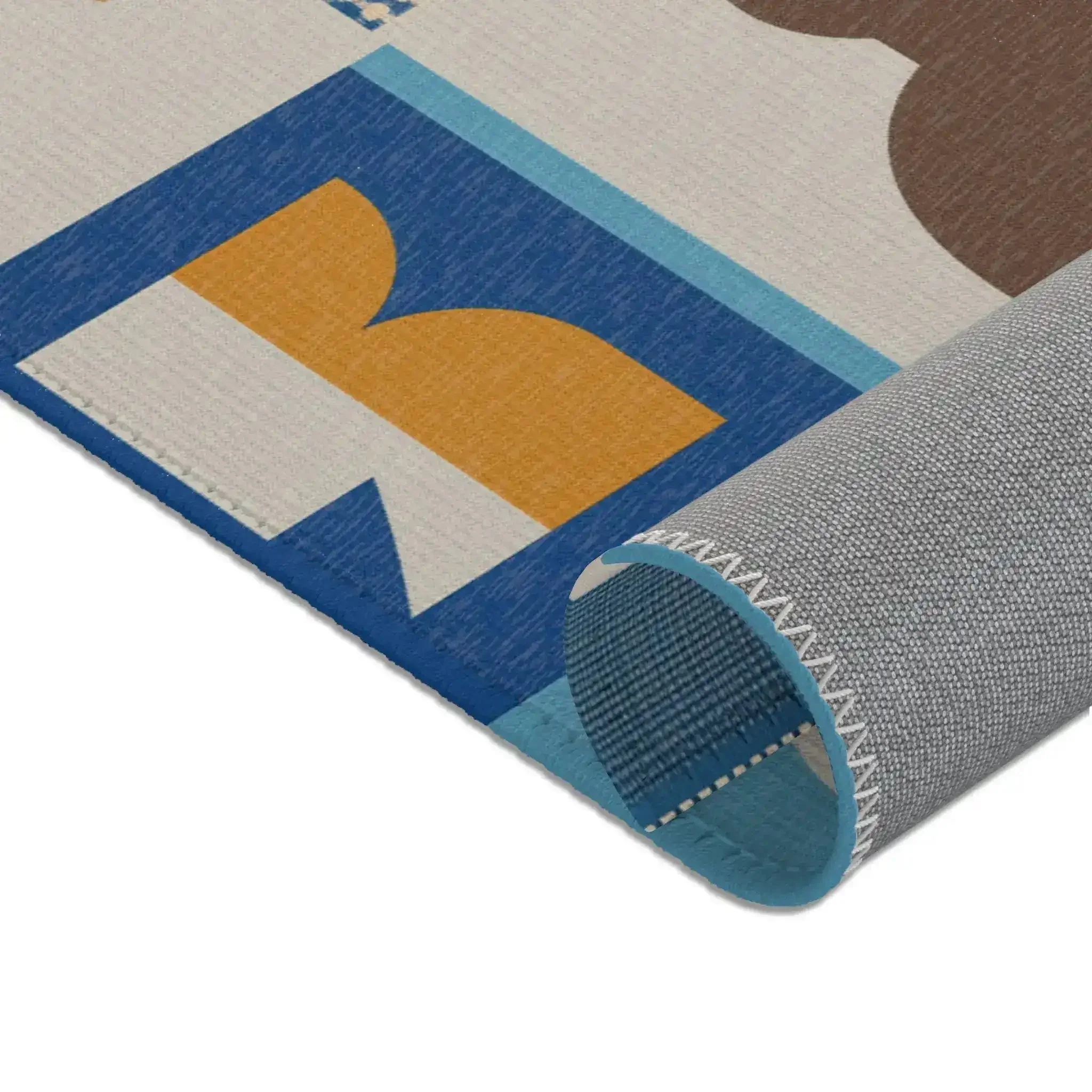 Modernist Patchwork Accent Rug - Image 7