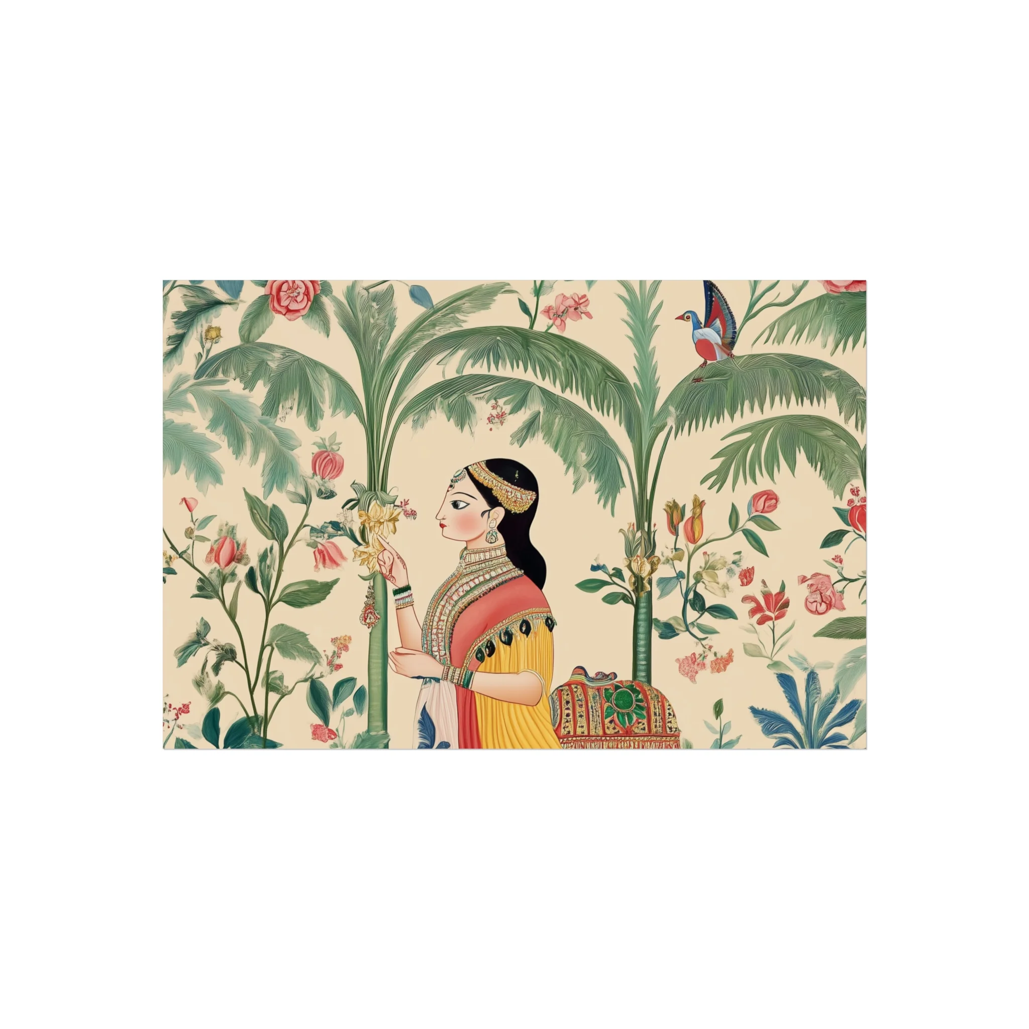 Mogul Lady in the Waiting Fine Art Poster - Image 7