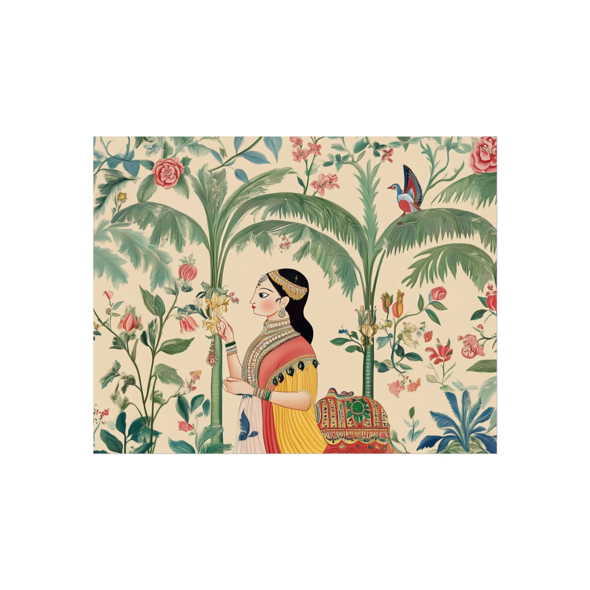 Mogul Lady in the Waiting Fine Art Poster - Image 8