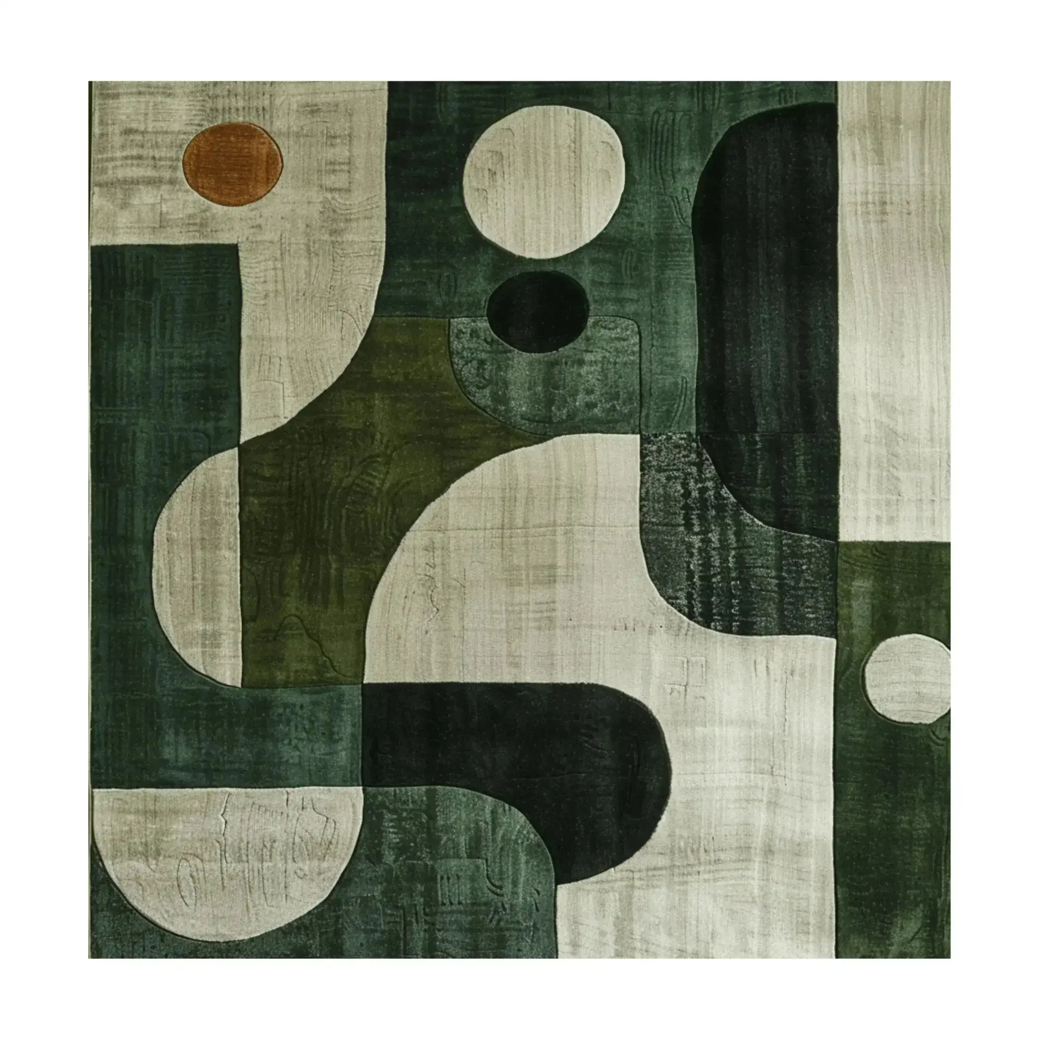 Monochrome Chic Hand Tufted Rug - Image 8