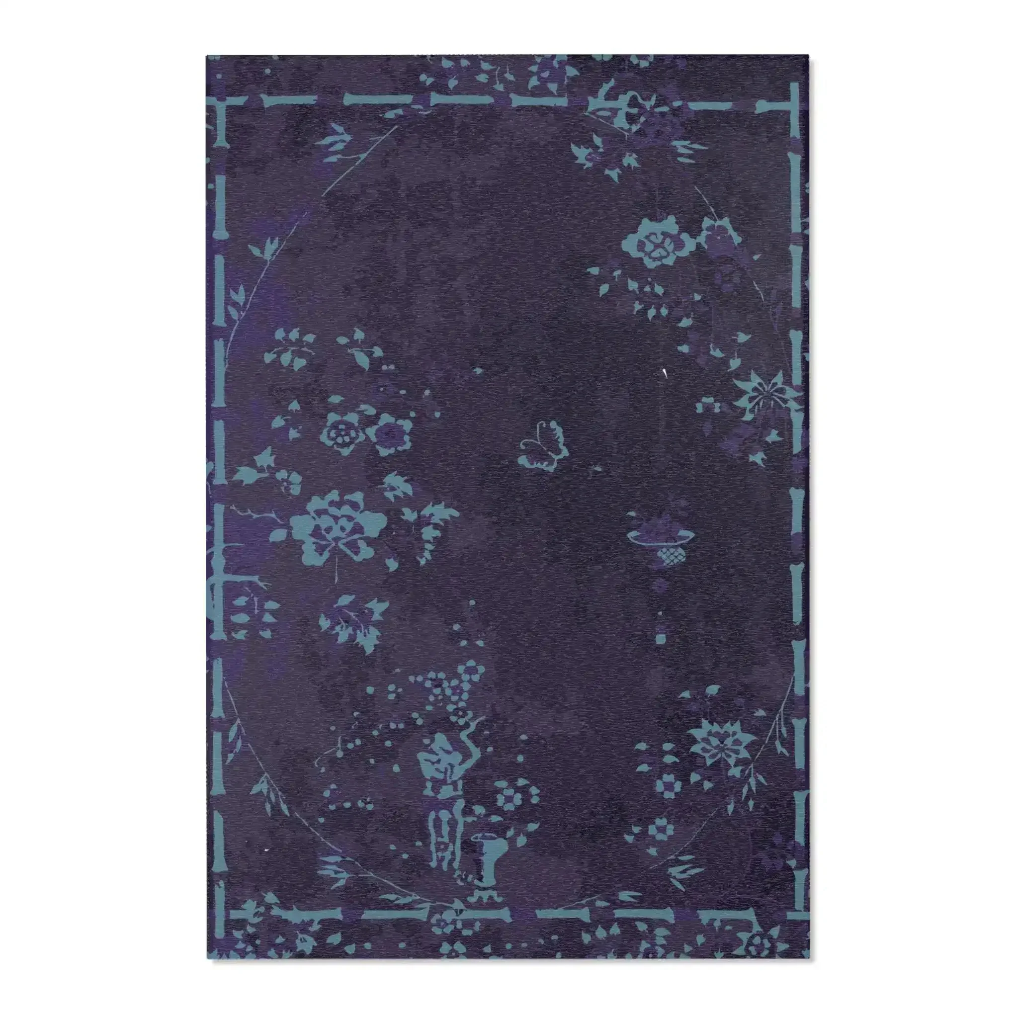 Moonlit Bloomscape Accent Rug - Image 3