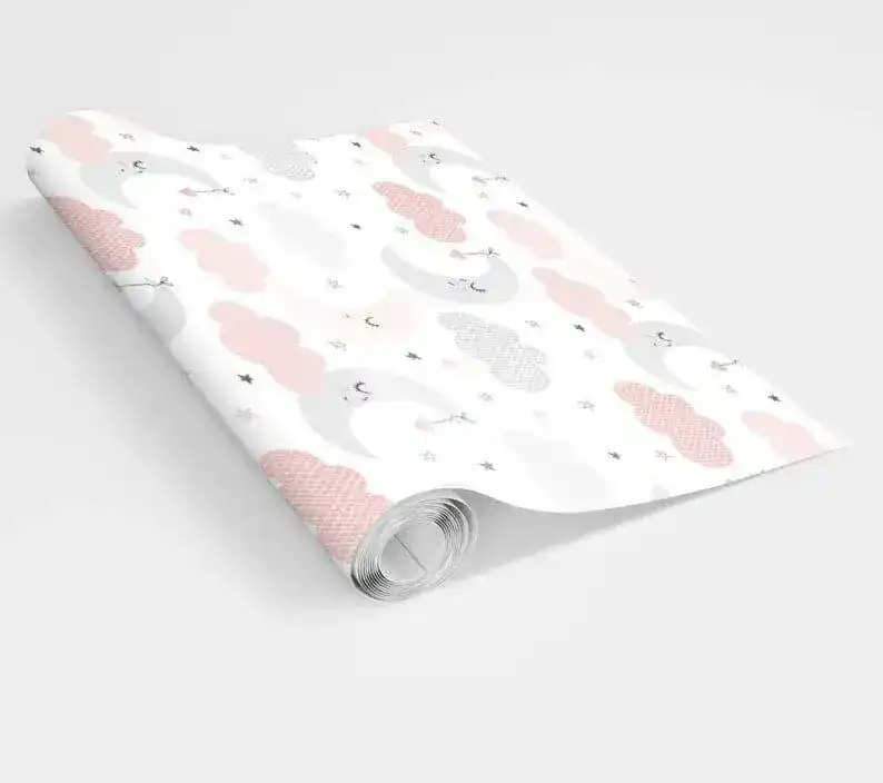 Moons and Clouds Nursery Wallpaper - Image 6
