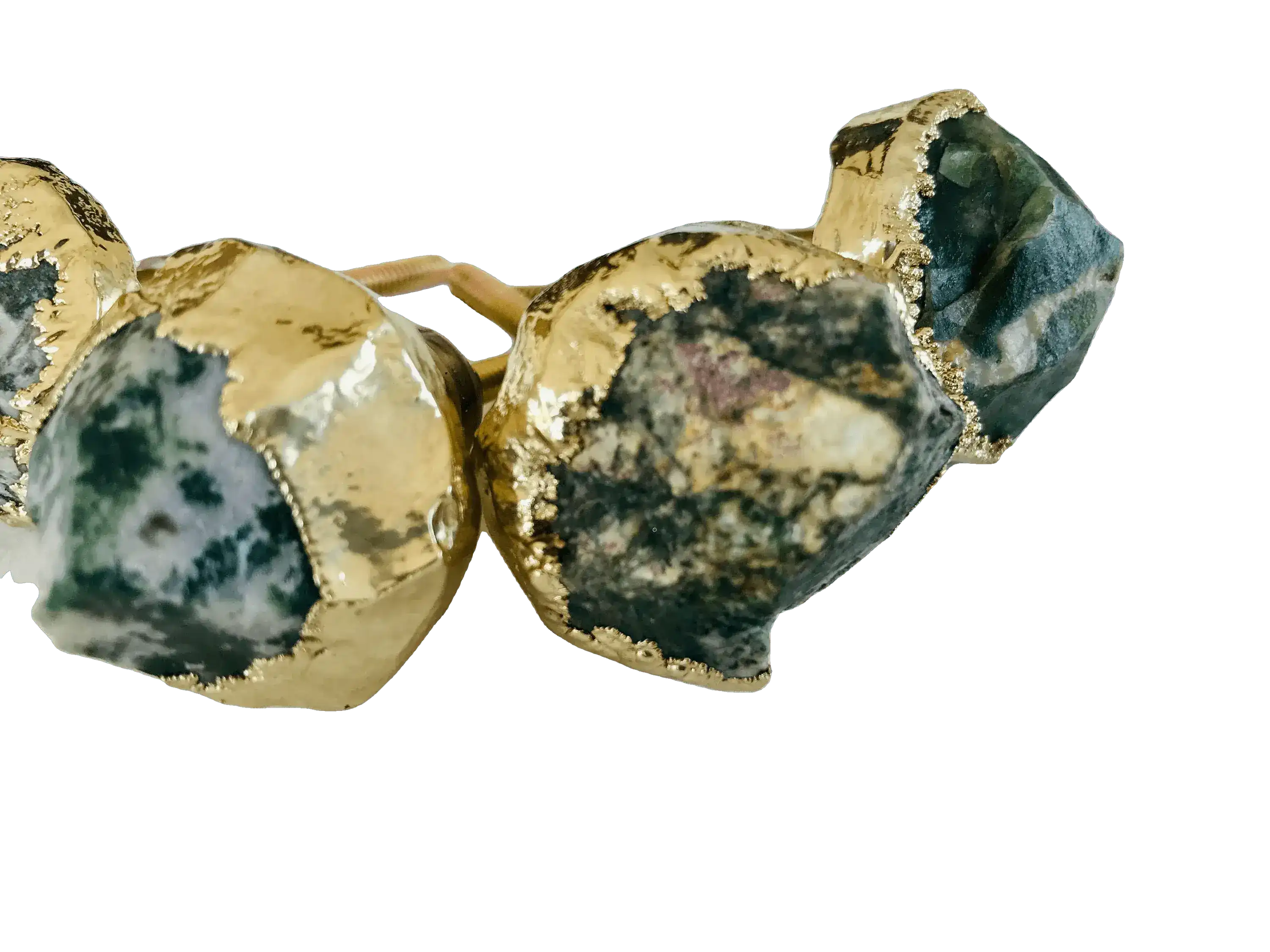 Moss Green Agate Cabinet Door Pull Handle - Set of 4 - Image 6
