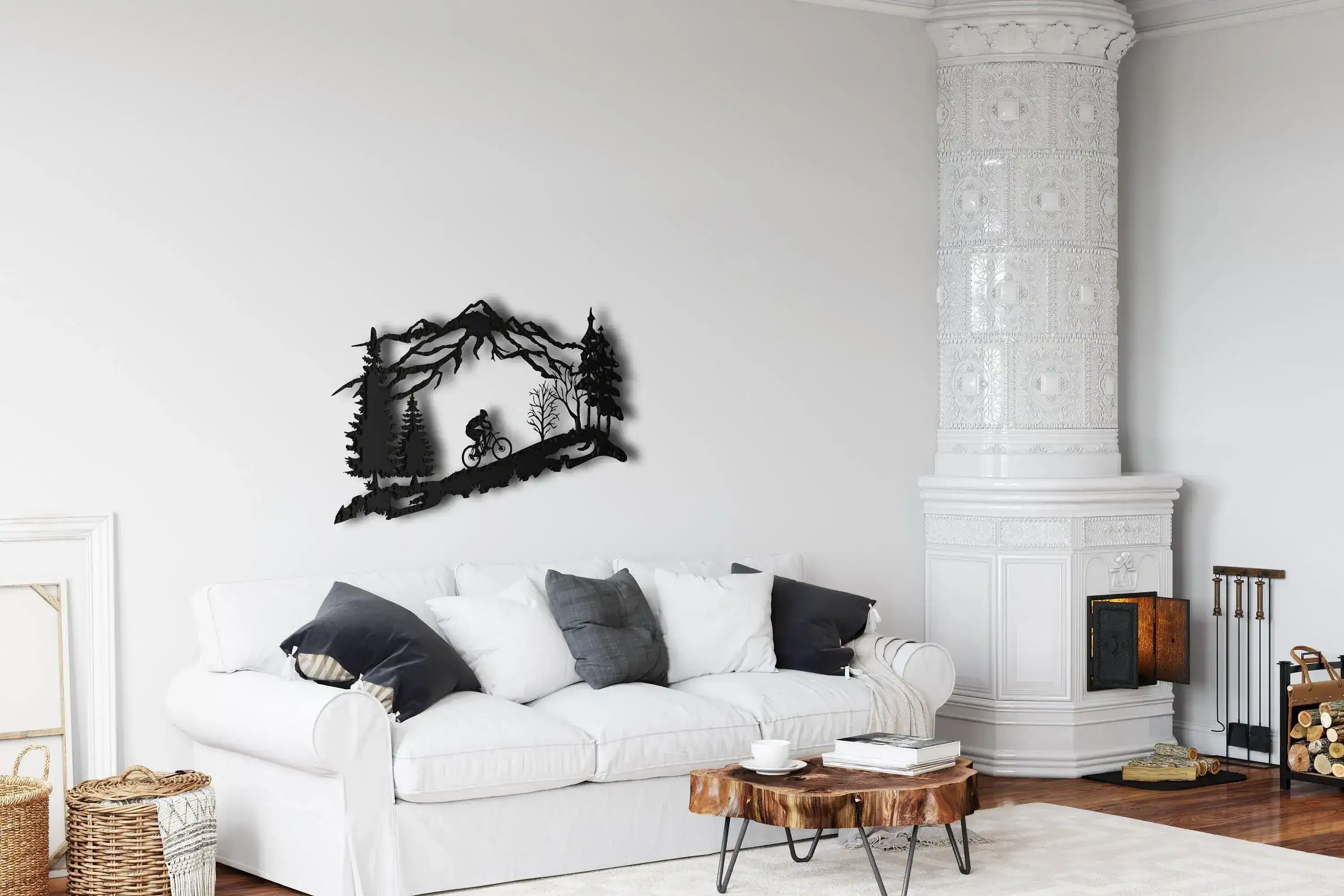 Mountain Biker Metal Wall Decor - Image 8