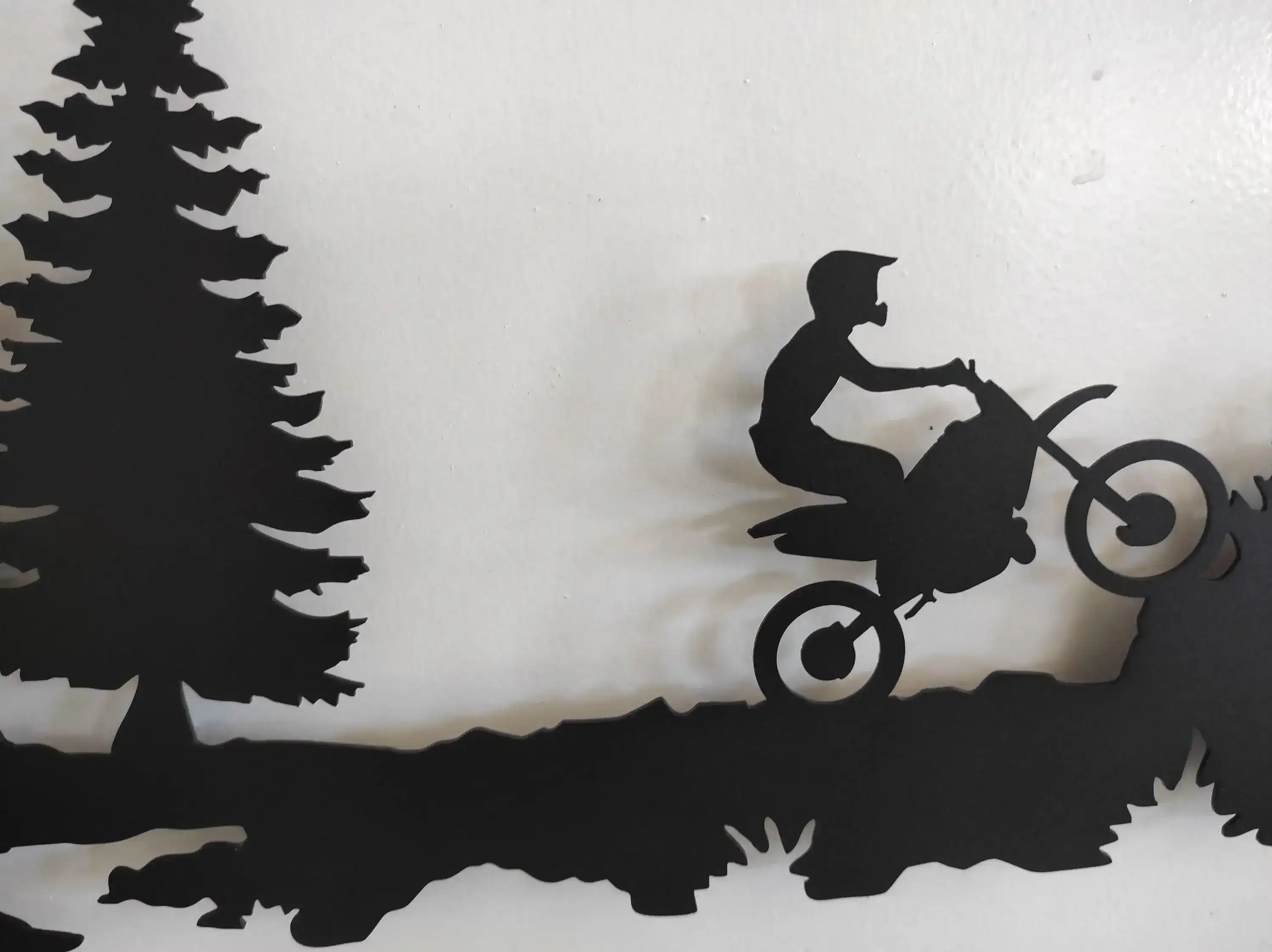 Mountain Biker Motocross Metal Wall Art - Image 11