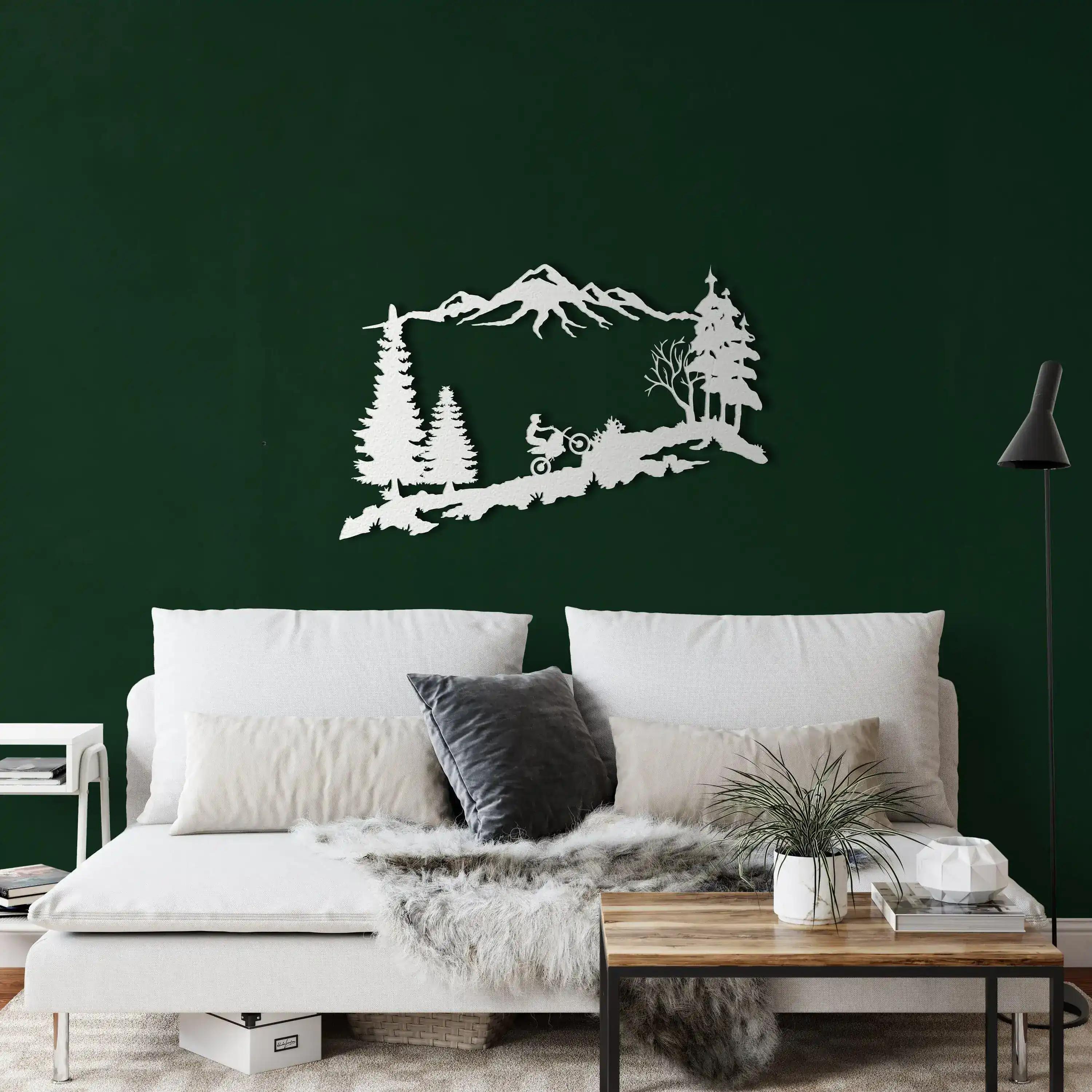 Mountain Biker Motocross Metal Wall Art - Image 12