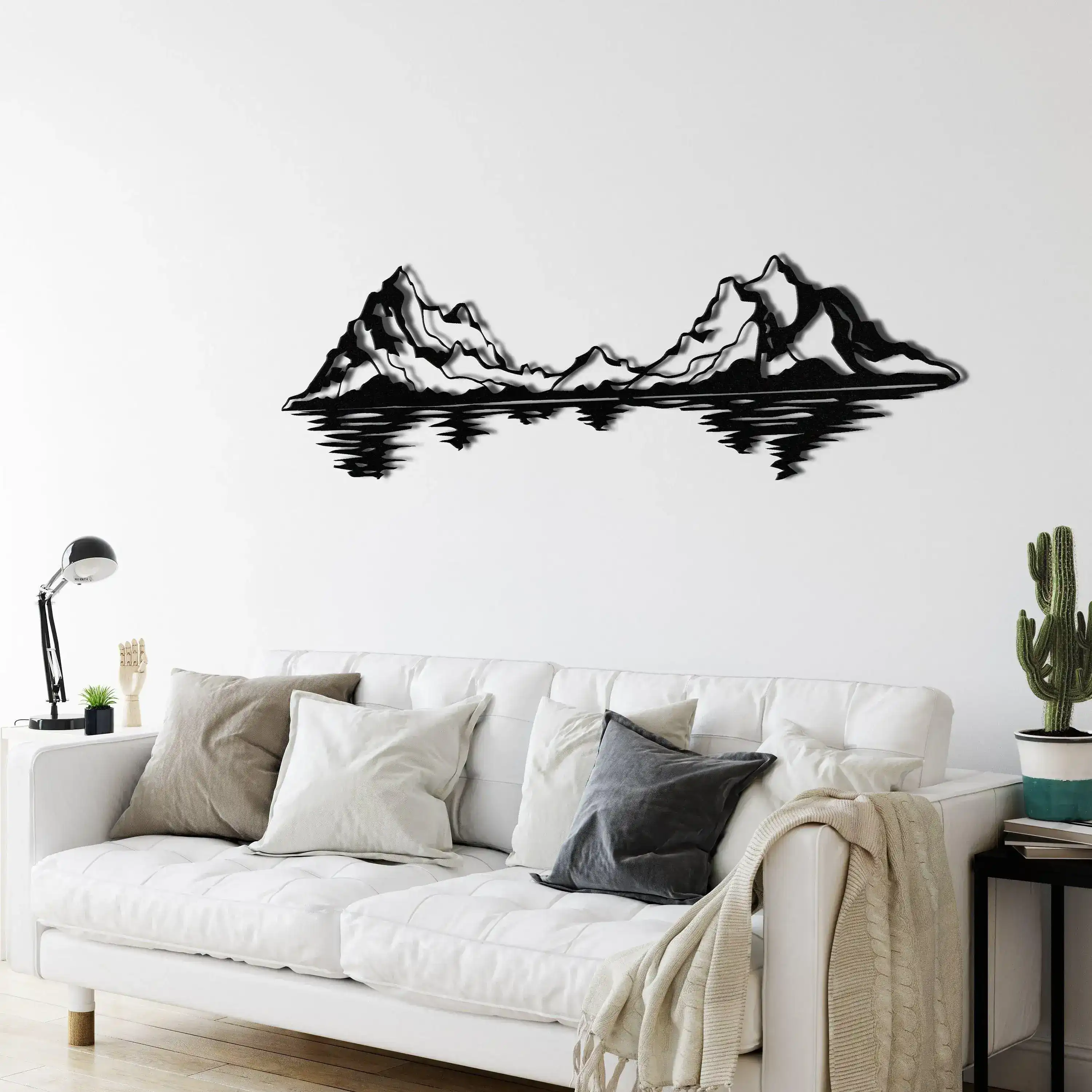 Mountain Range Landscape Metal Wall Art - Image 7
