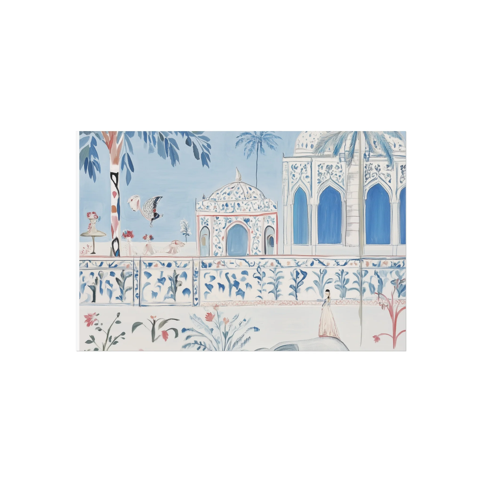 Mughal Garden Dreamscape Fine Art Poster - Image 10