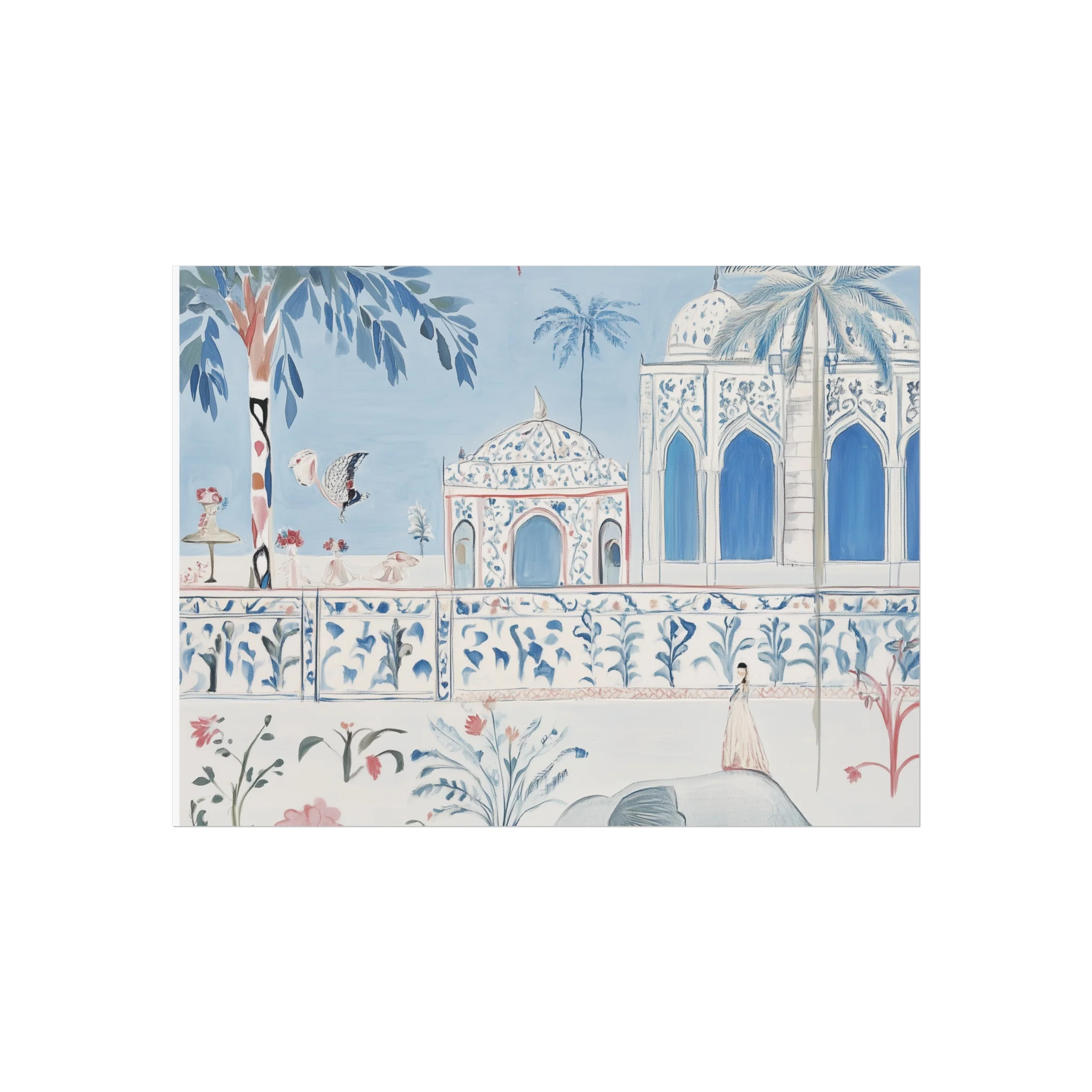 Mughal Garden Dreamscape Fine Art Poster - Image 5