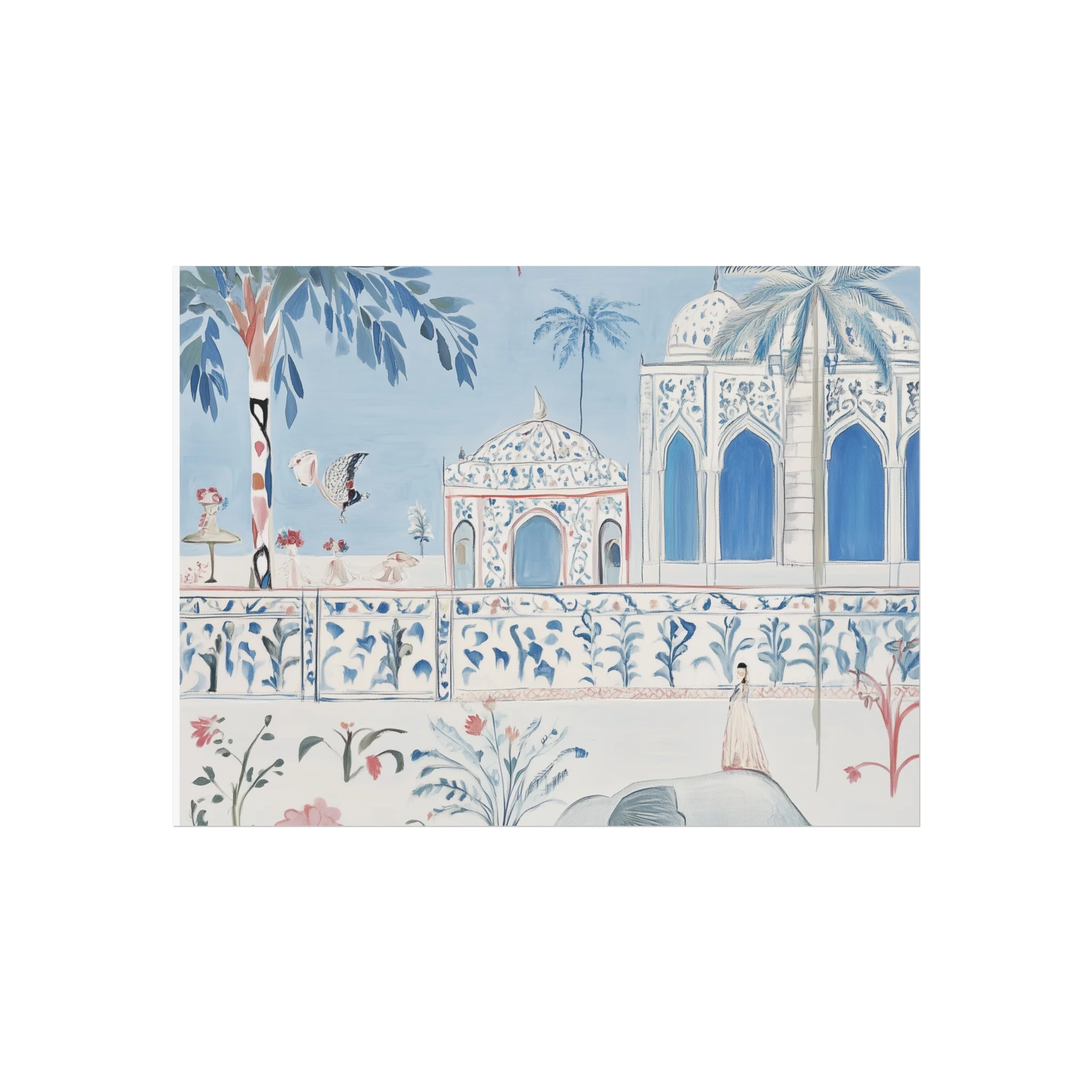 Mughal Garden Dreamscape Fine Art Poster - Image 6