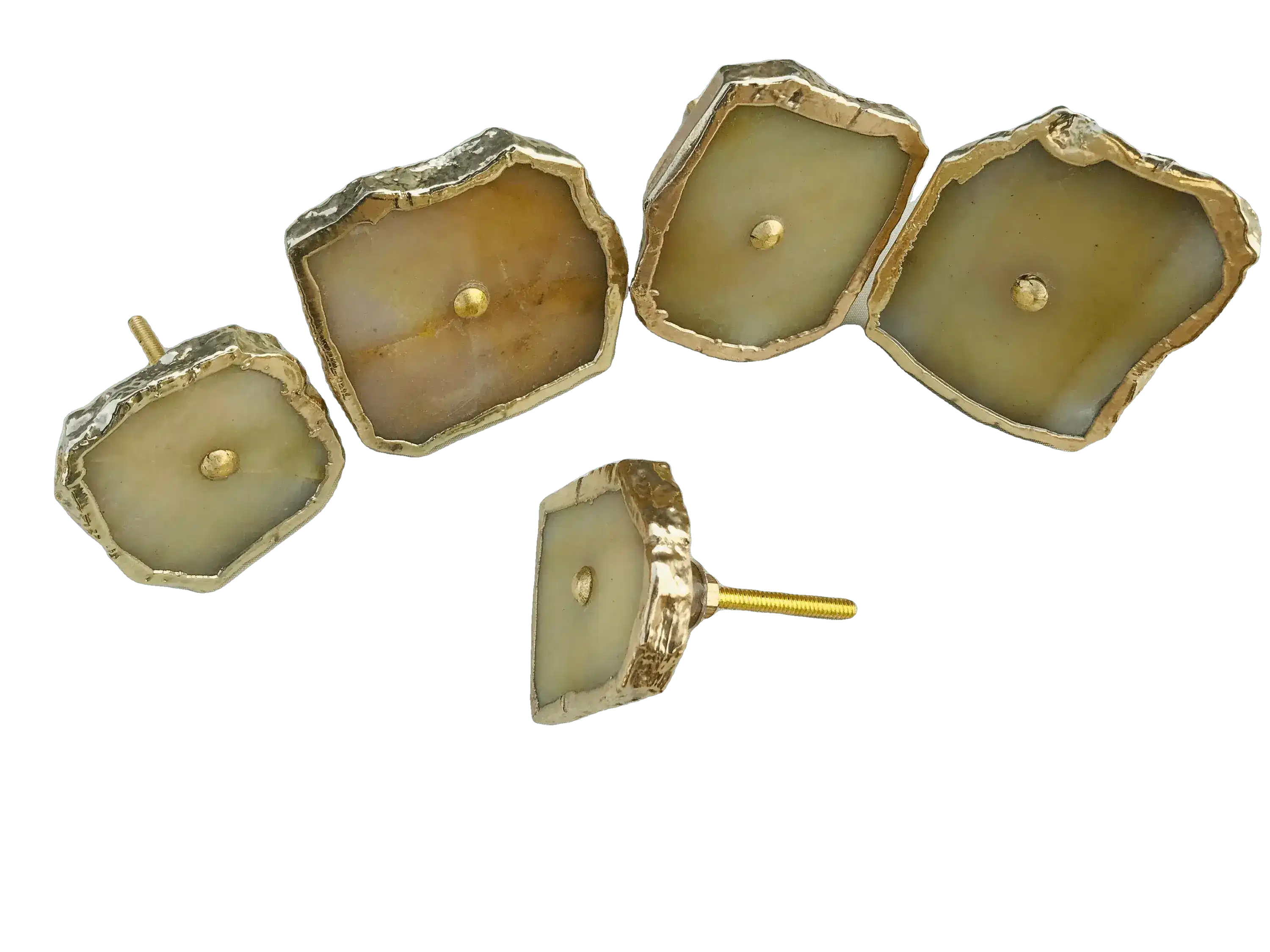 Mustard Agate Cabinet Door Pull Handle - Set of 6 - Image 3