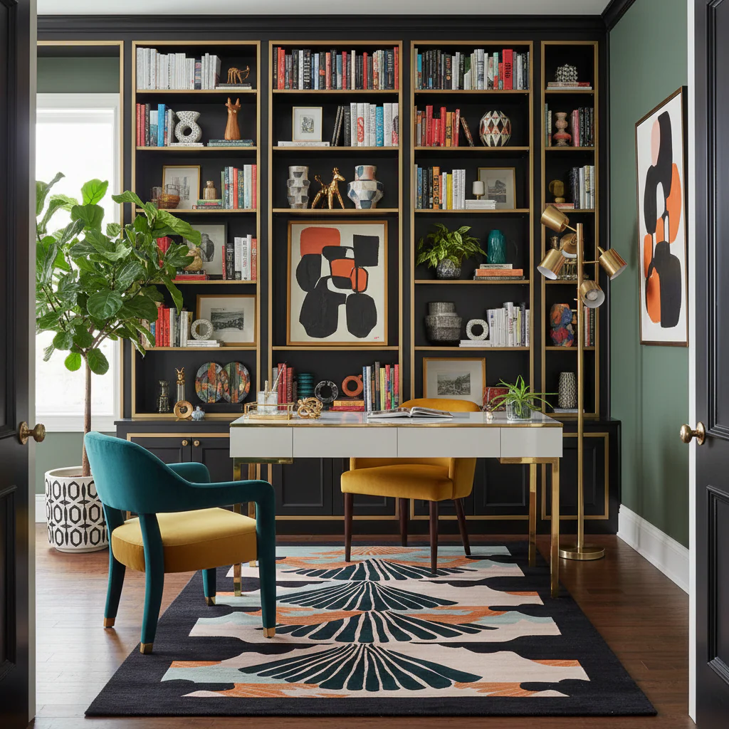 Mystic Dragon Pavilion Hand Tufted Wool Rug - Image 2