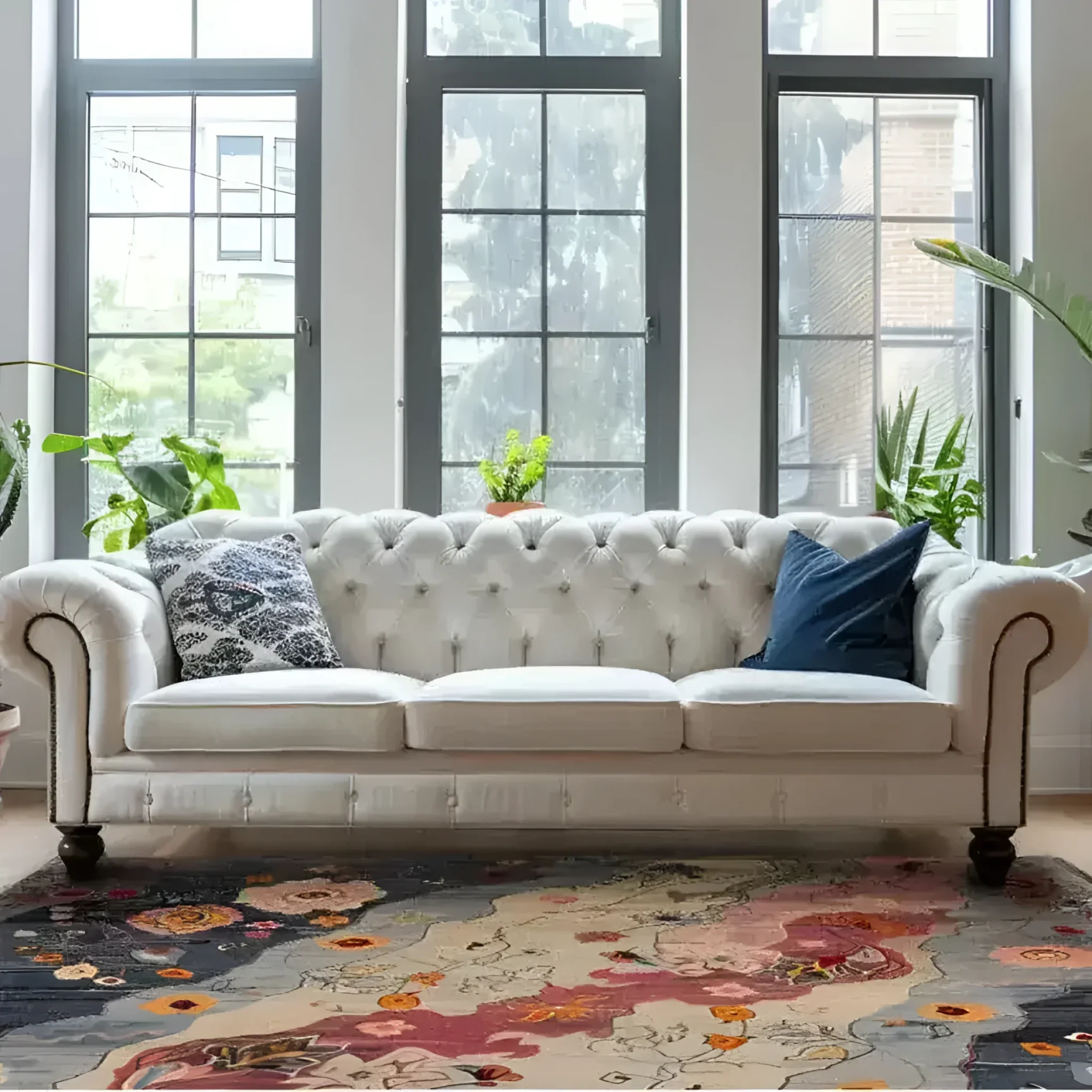 Mystic Meadow Hand Knotted Area Rug - Image 2