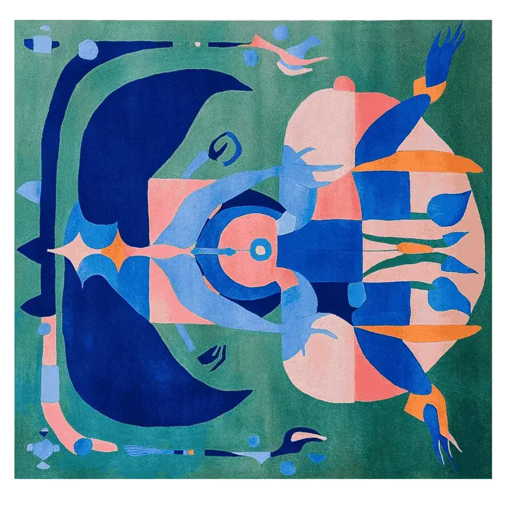 Mystic Spirit Totem Hand Tufted Rug