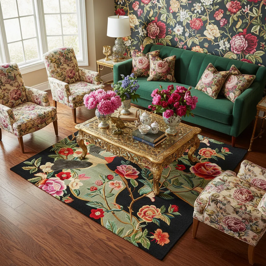 Nature’s Melody Hand Tufted Wool Rug - Image 2