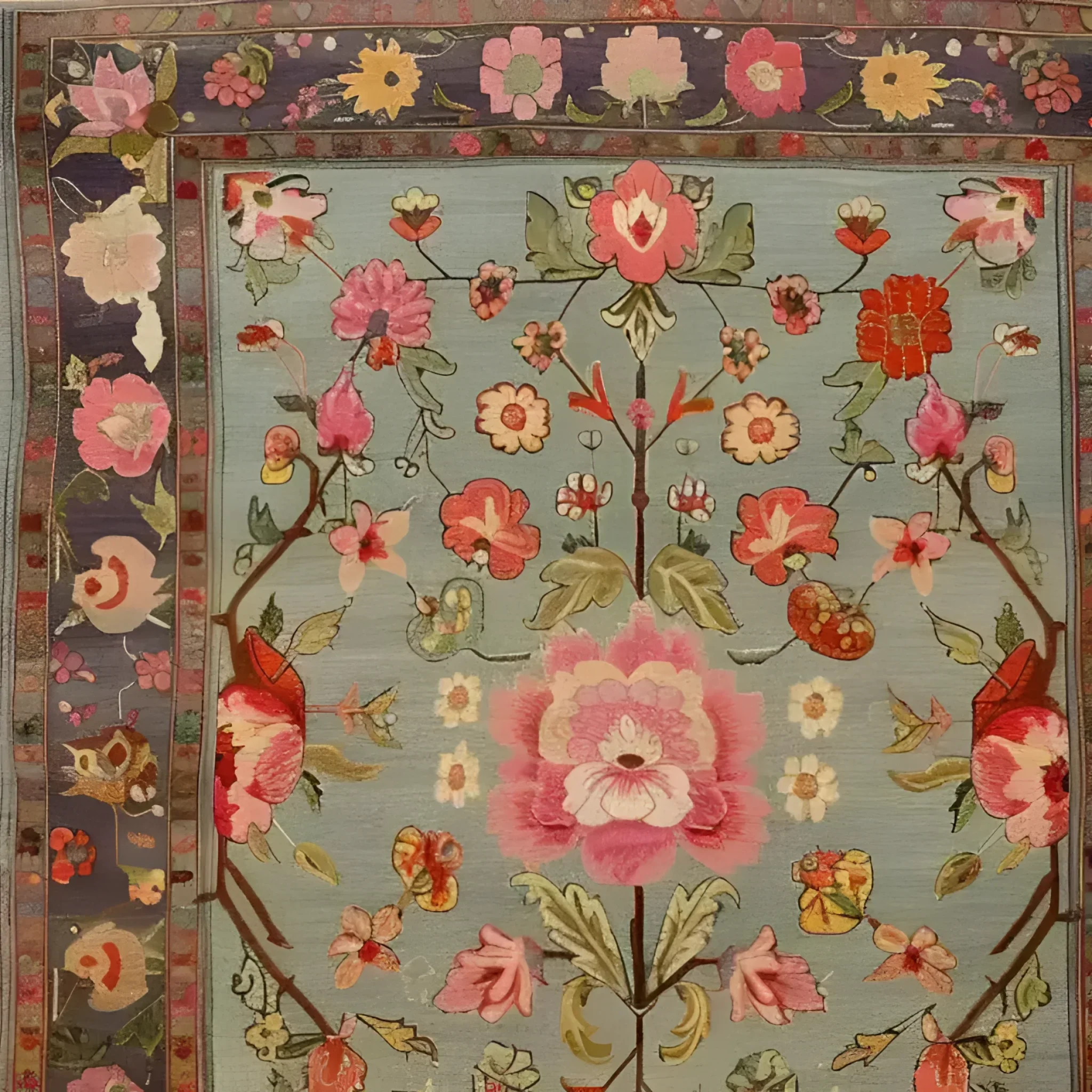 Nature's Elegance Hand Knotted Area Rug - Image 5