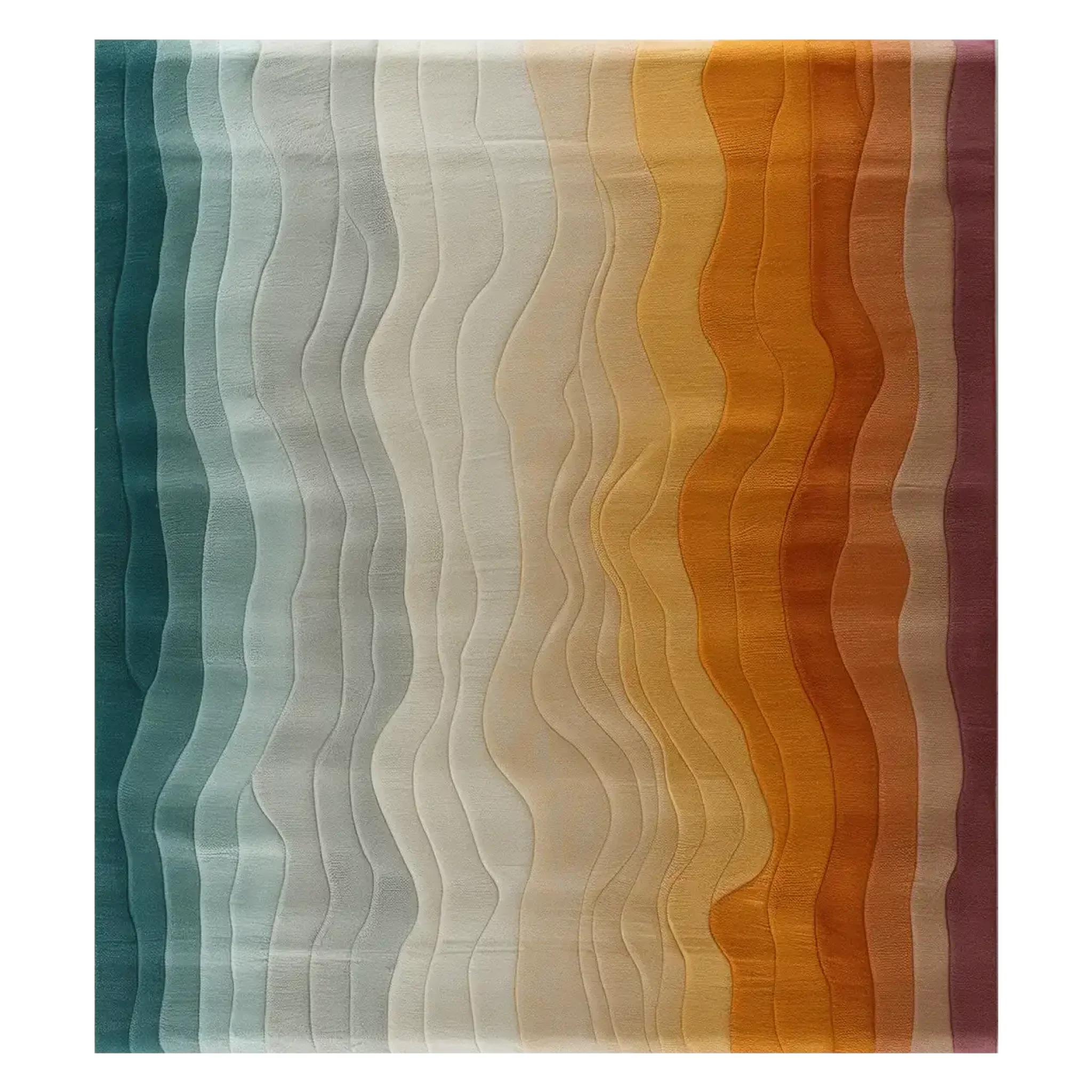 Nature's Hues Hand Tufted Wool Rug