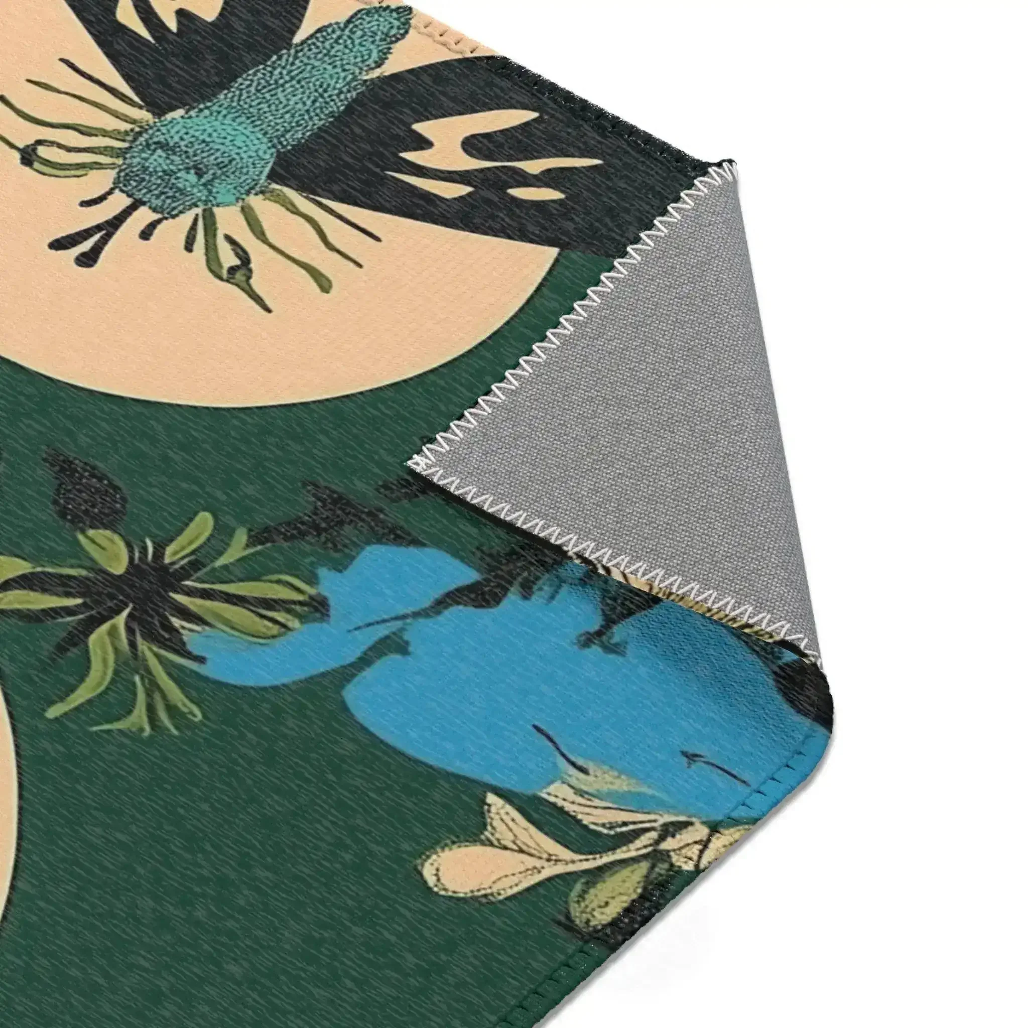 Nocturnal Garden Butterfly Accent Rug - Image 5